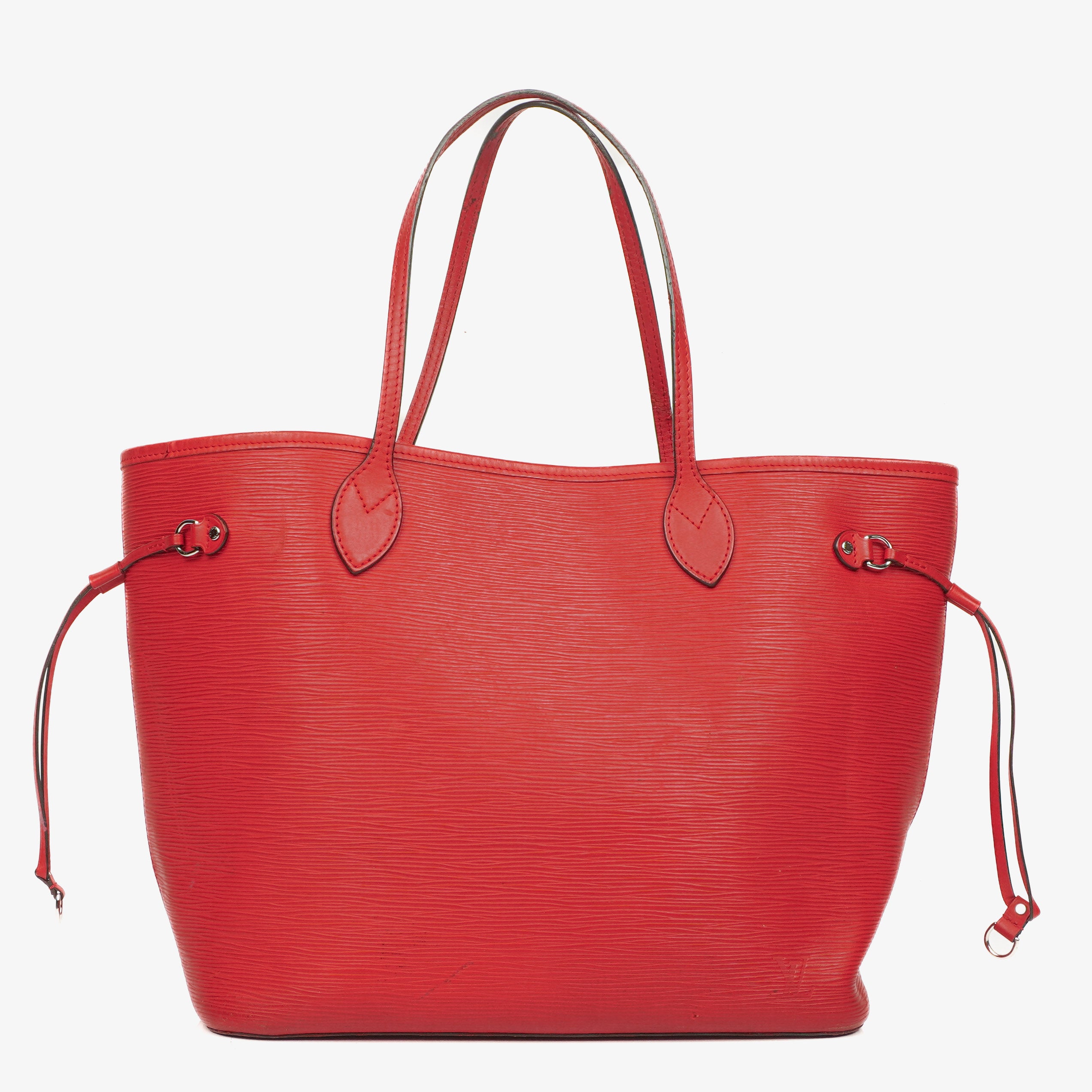 Louis Vuitton Neverfull GM In Red EPI Leather Tote Bag