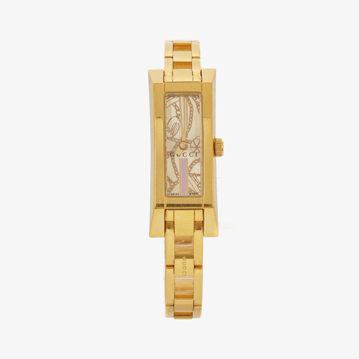 Gucci G-Link 110 Gold-Plated Stainless Steel Watch