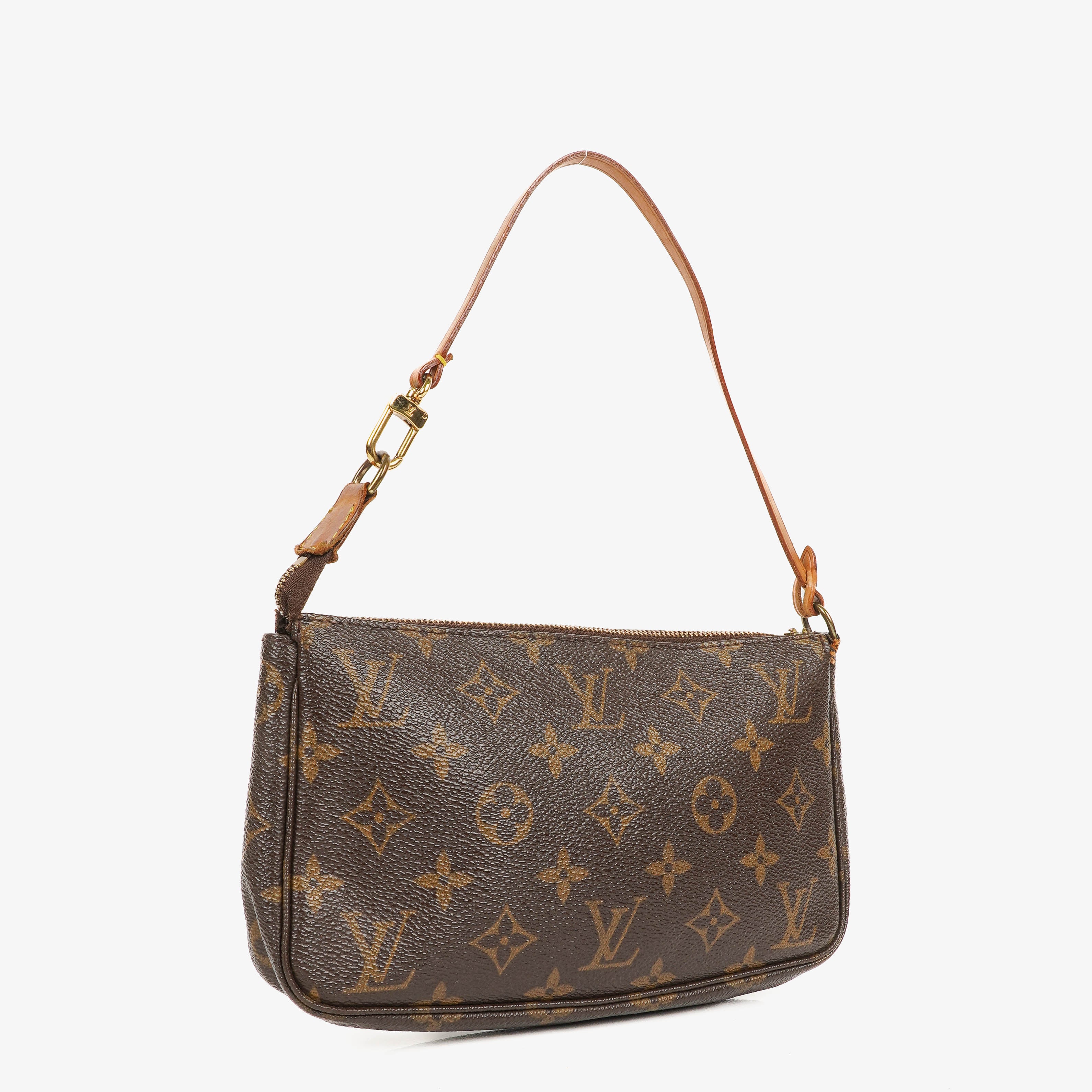 Louis Vuitton Pochette Accessoires Monogram Canvas Clutch Handbag