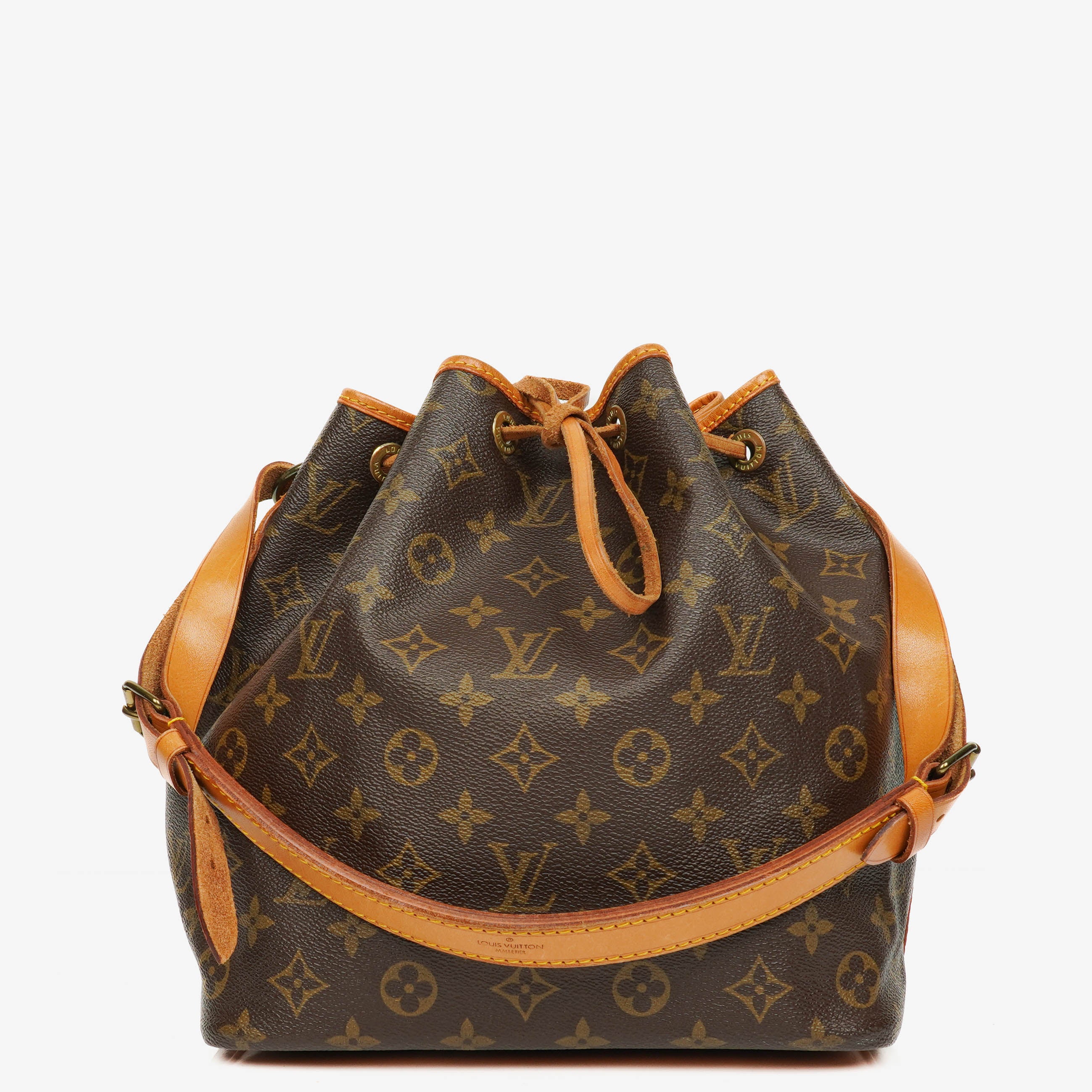 Louis Vuitton Petit Noe Monogram Canvas Shoulder Bag
