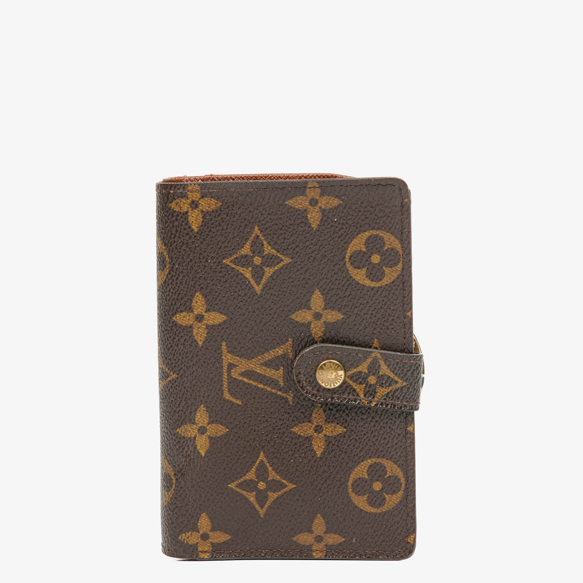 Louis Vuitton Port Feuille Vienoise Monogram Canvas French Purse Wallet