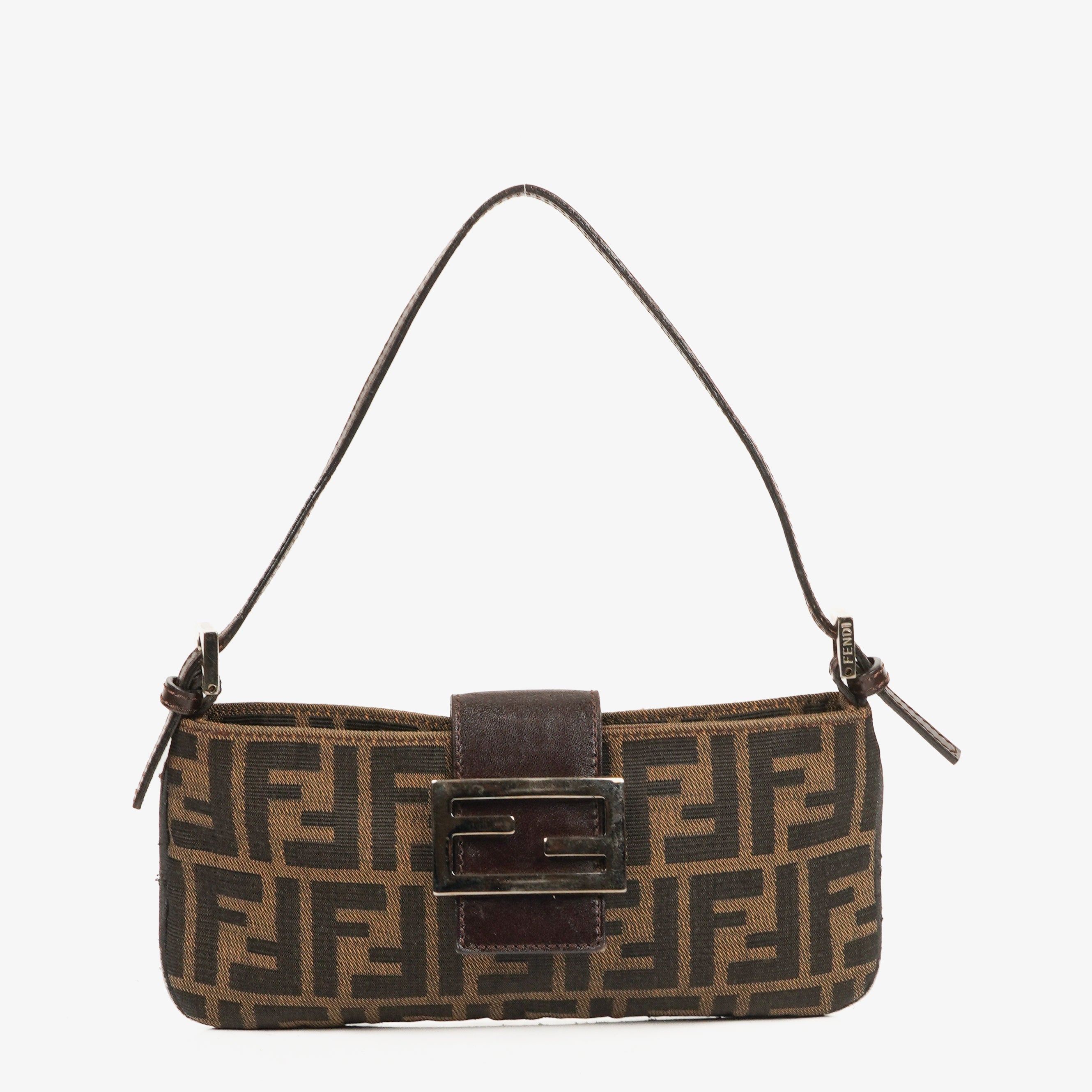 Fendi Zucca Baguette Shoulder Bag