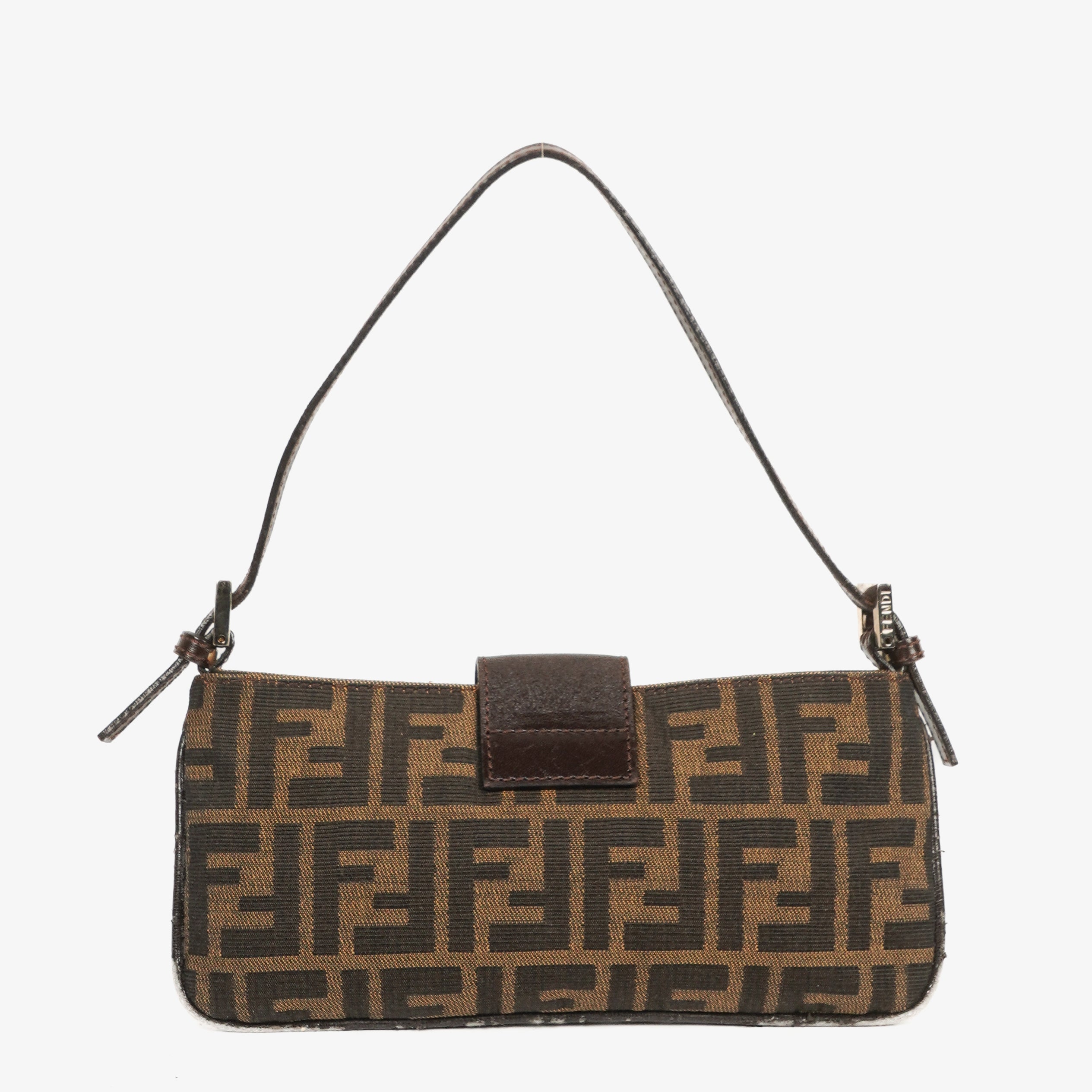 Fendi Zucca Baguette Shoulder Bag