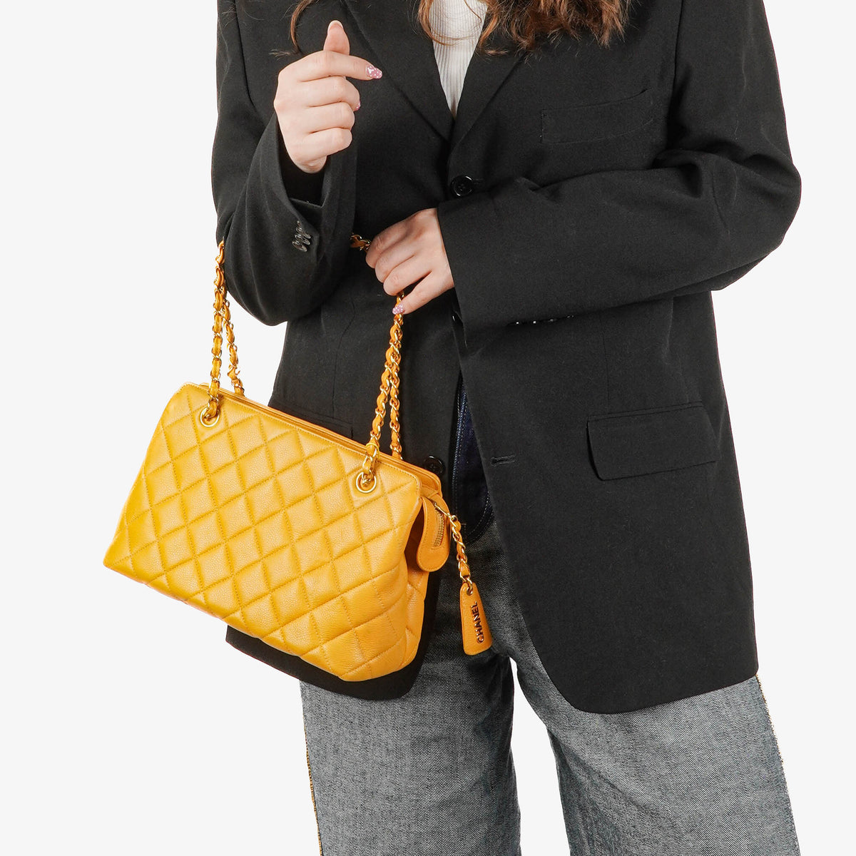 Chanel Caviar Quilted Leather Shoulder Bag
