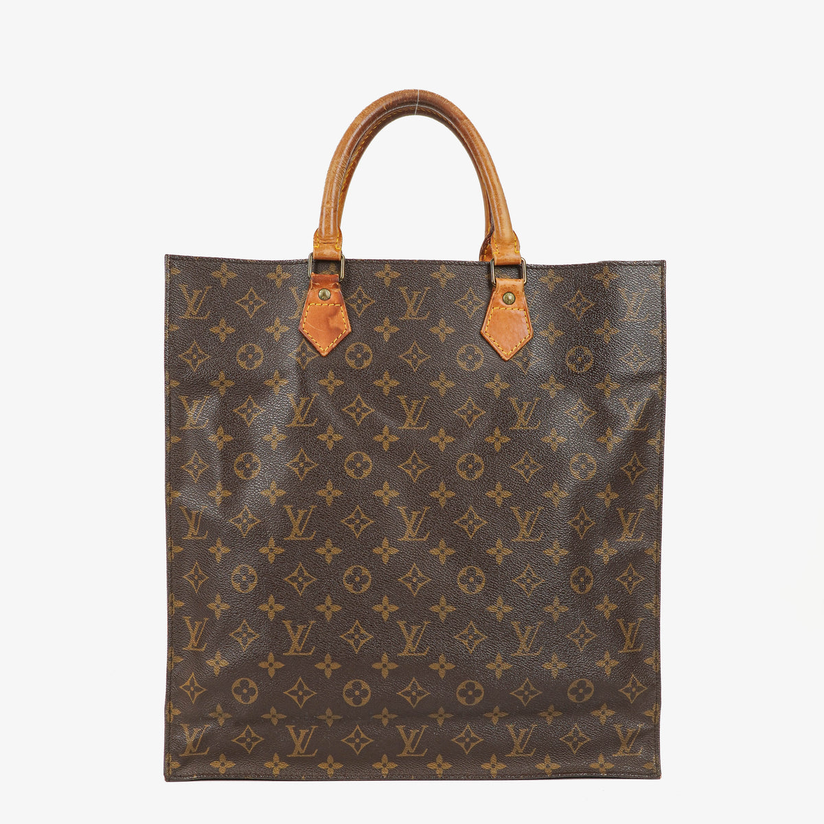 Louis Vuitton Sac Plat Monogram Canvas Bag