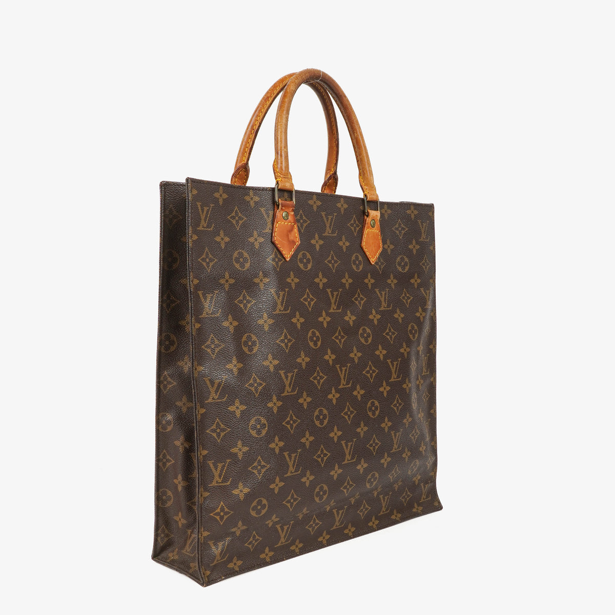 Louis Vuitton Sac Plat Monogram Canvas Bag