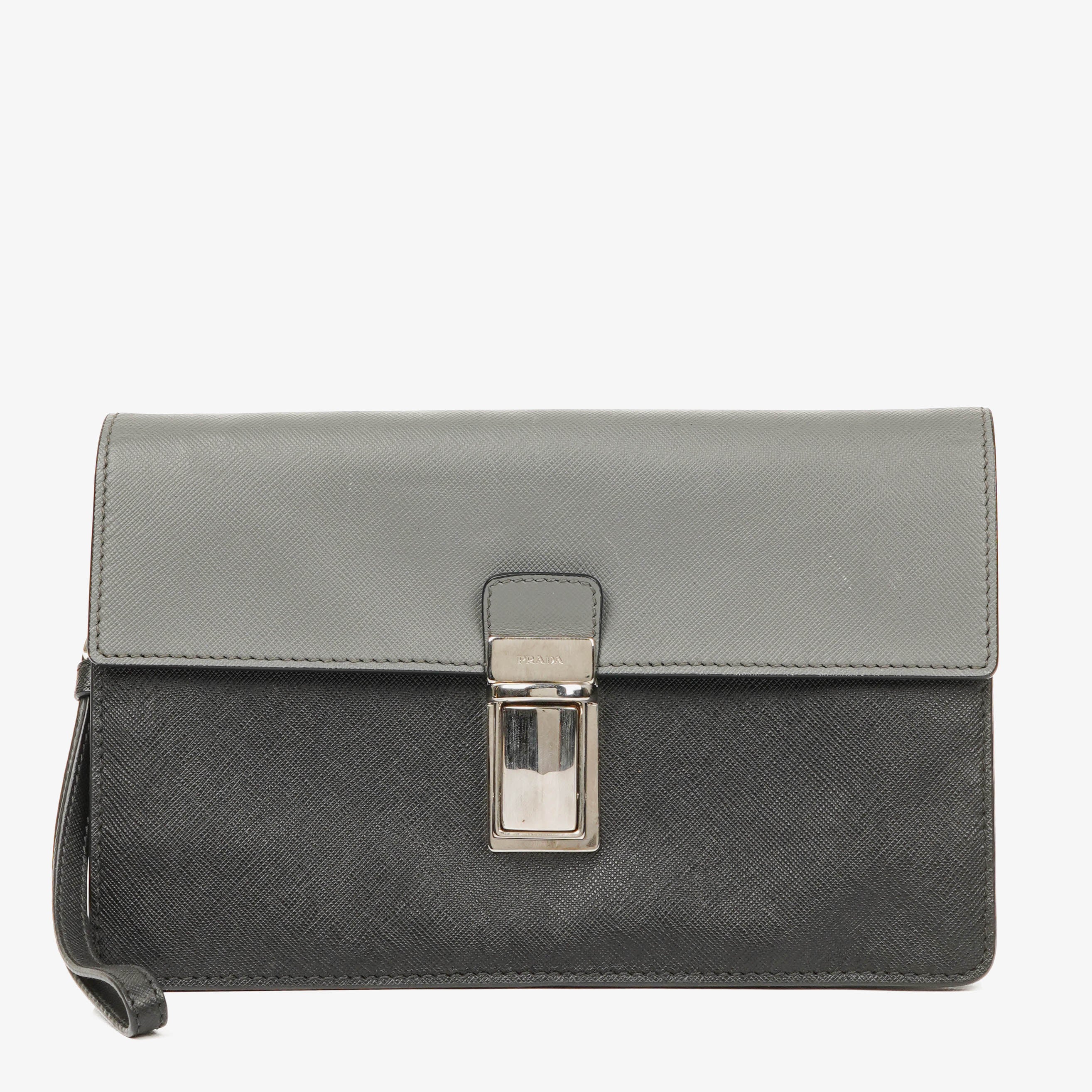 Prada Saffiano Leather Clutch