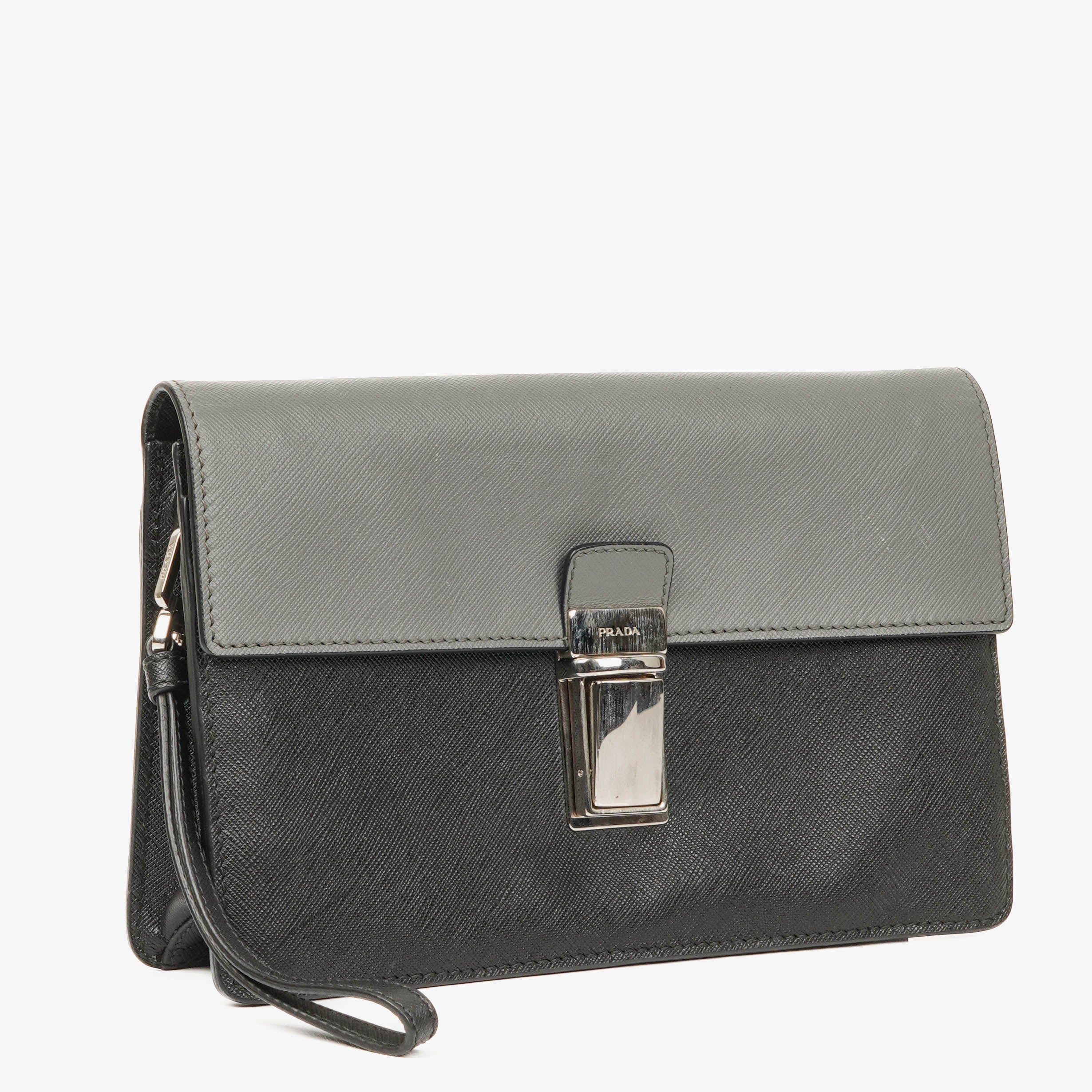 Prada Saffiano Leather Clutch