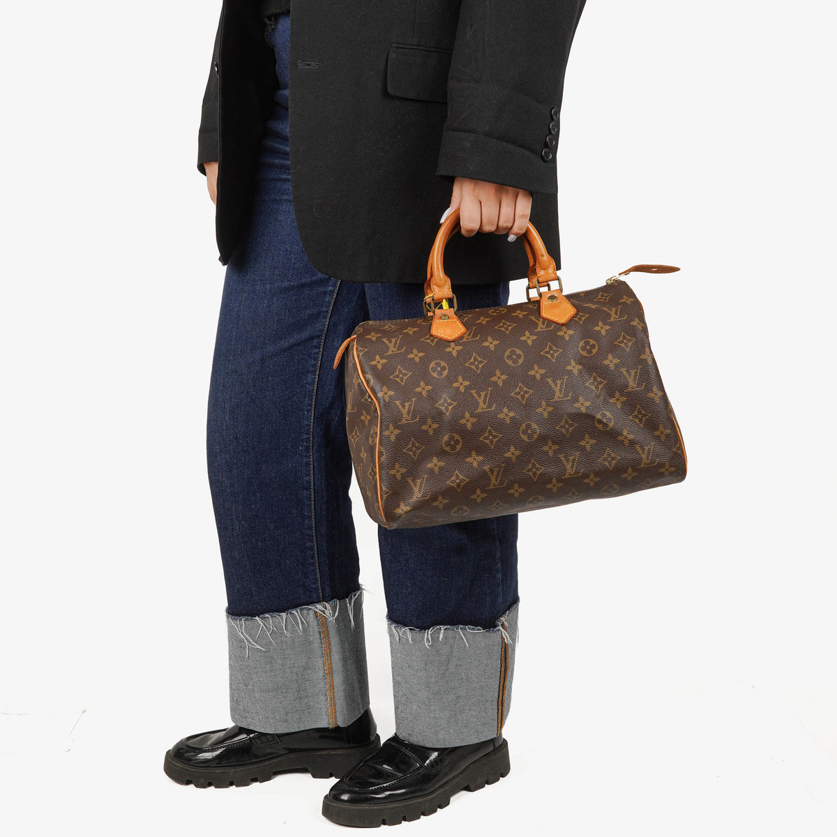 Louis Vuitton Speedy 30 Monogram Canvas Handbag