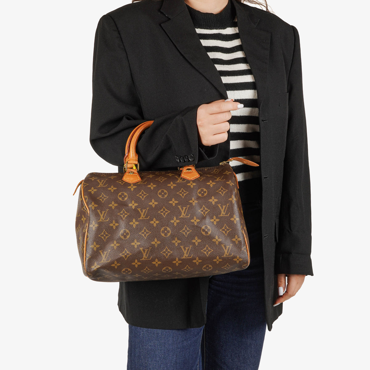 Louis Vuitton Speedy 30 Monogram Canvas Handbag