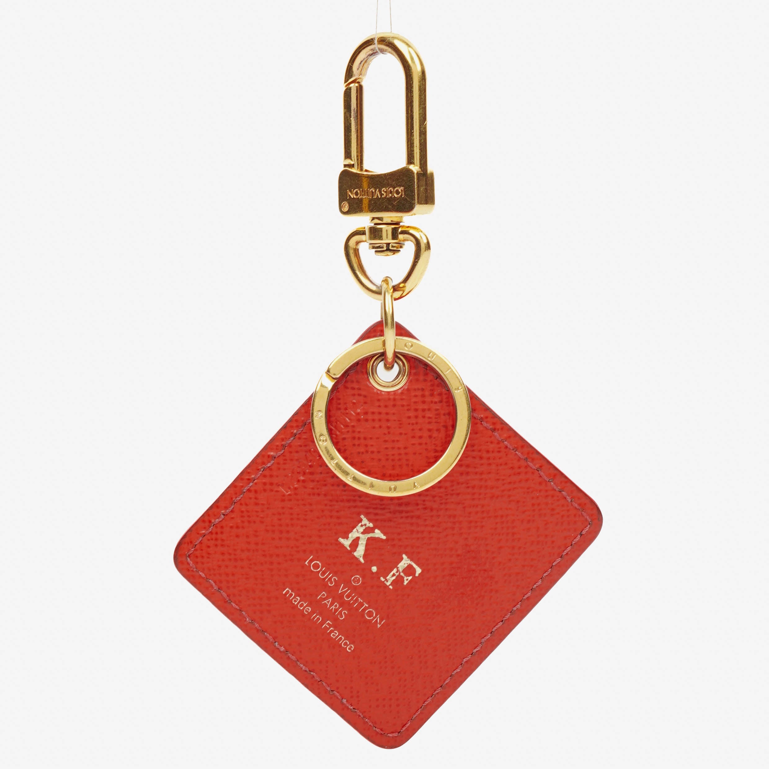 Louis Vuitton Limited Edition Monogram Canvas Illustre Orange Groom Key Holder and Bag Charm