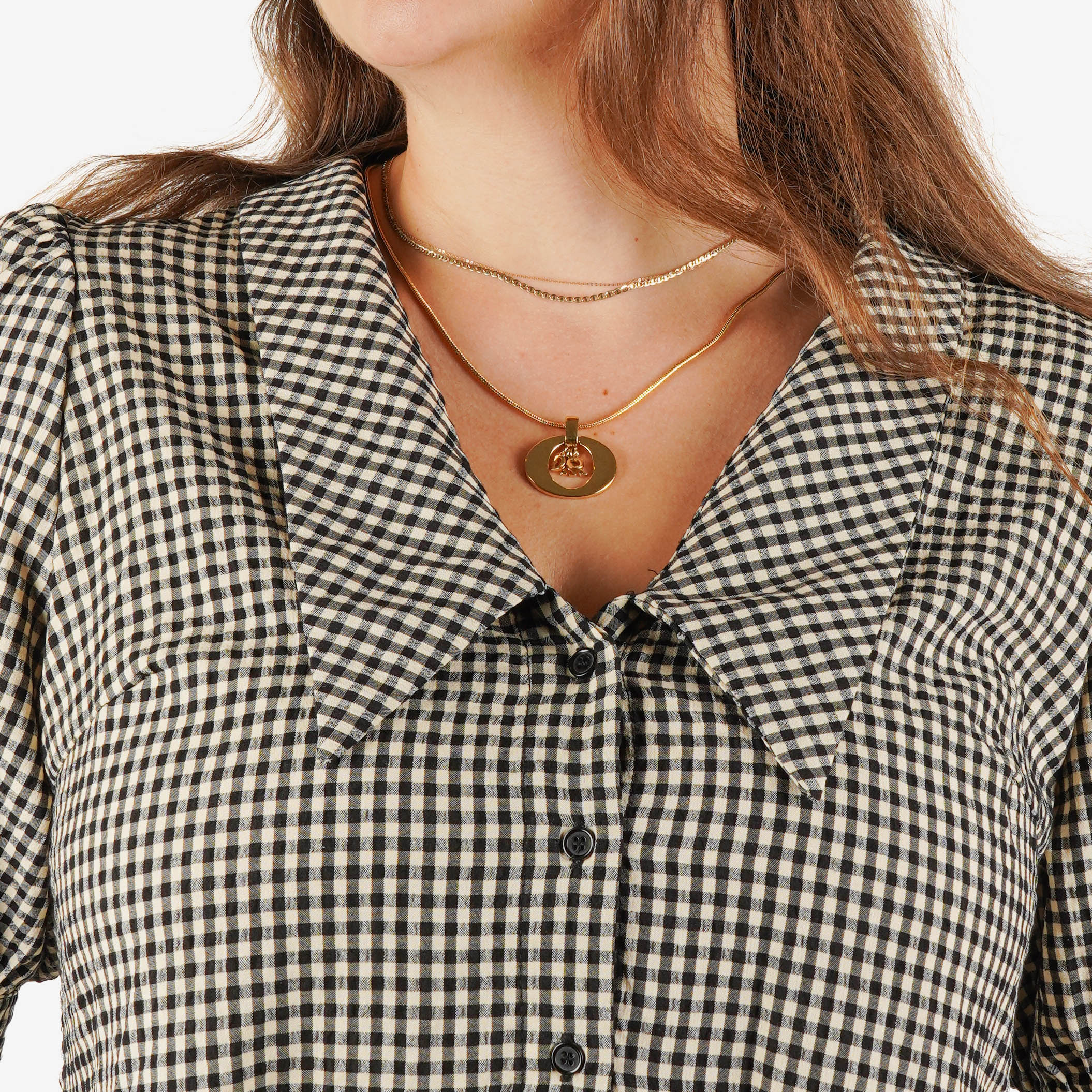 Christian Dior Dior Letters Metal Necklace