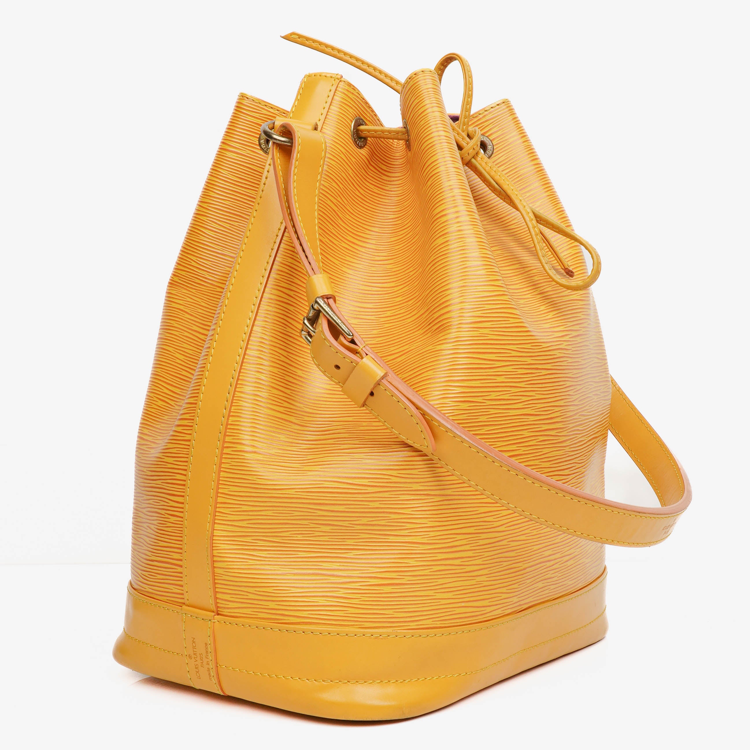 Louis Vuitton Noe GM Yellow EPI Leather Shoulder Bag