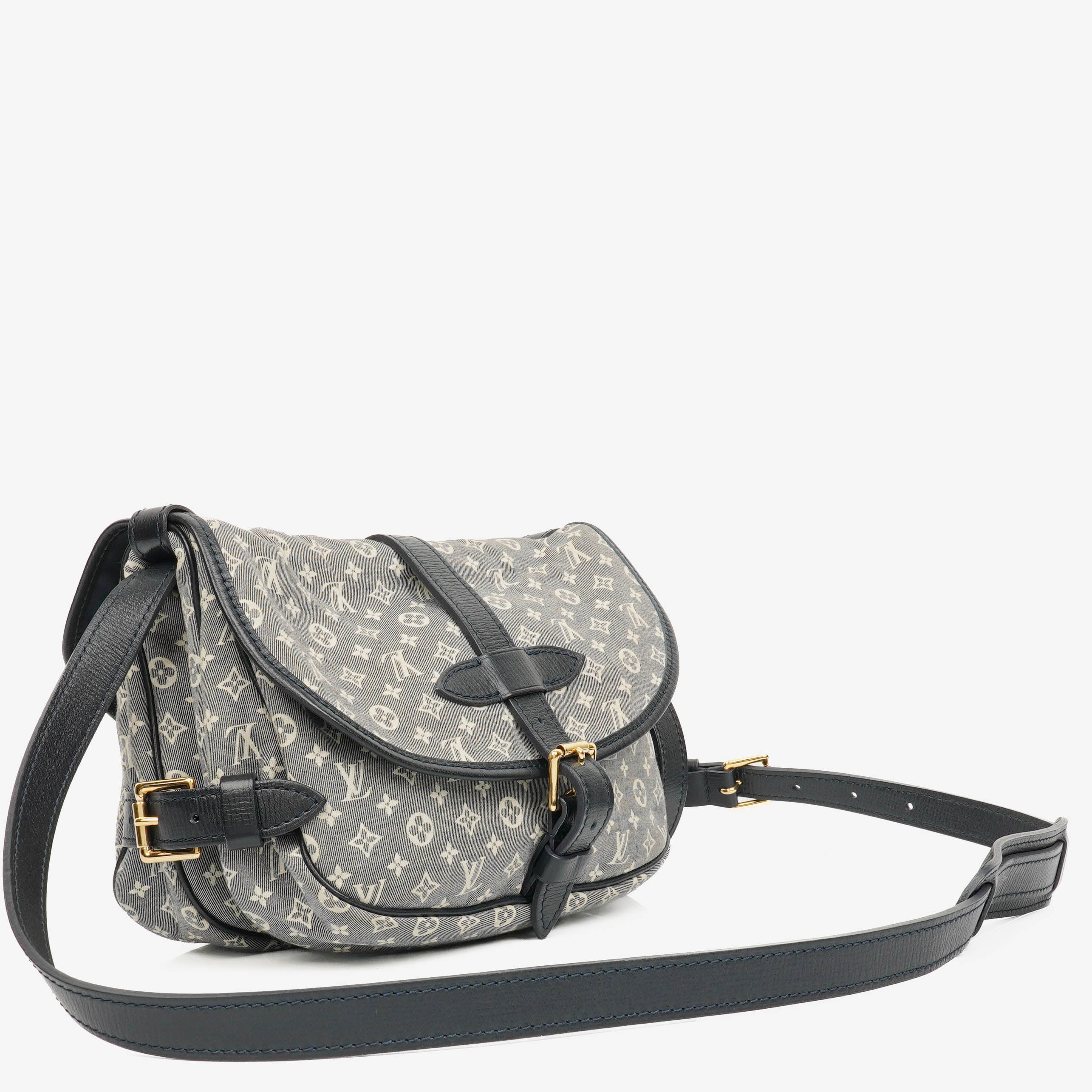 Louis Vuitton Saumur Monogram Idylle Encre Monogram Crossbody Bag