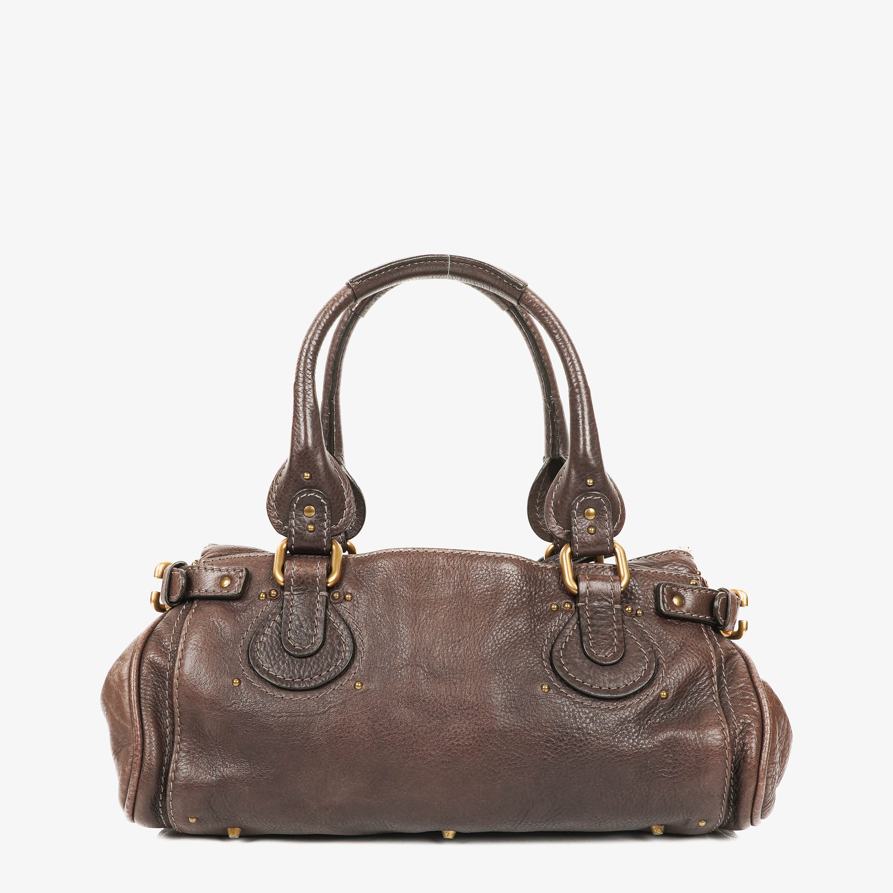 Chloe Paddington Braune Leder Satchel Tasche