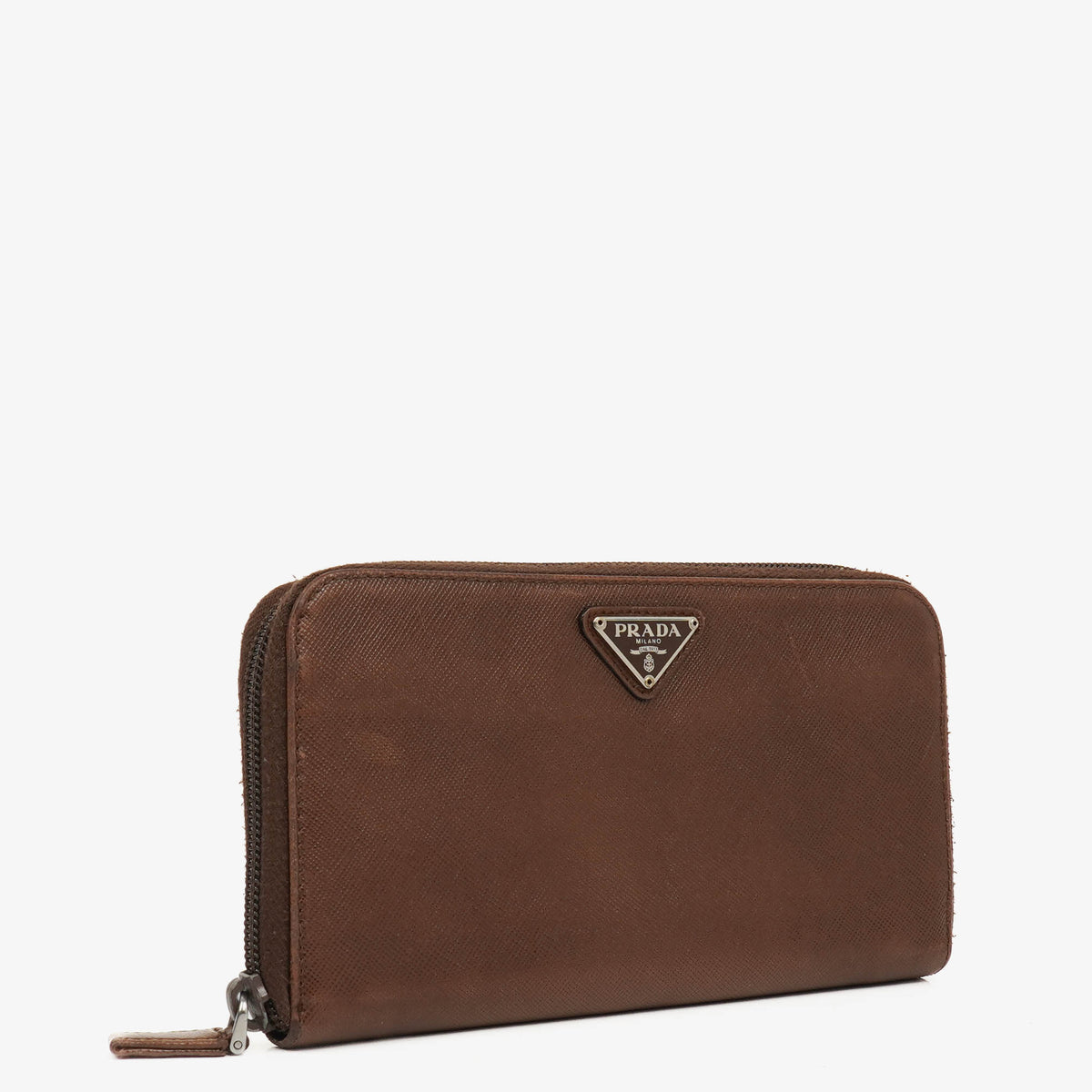 Prada Brown Leather Wallet