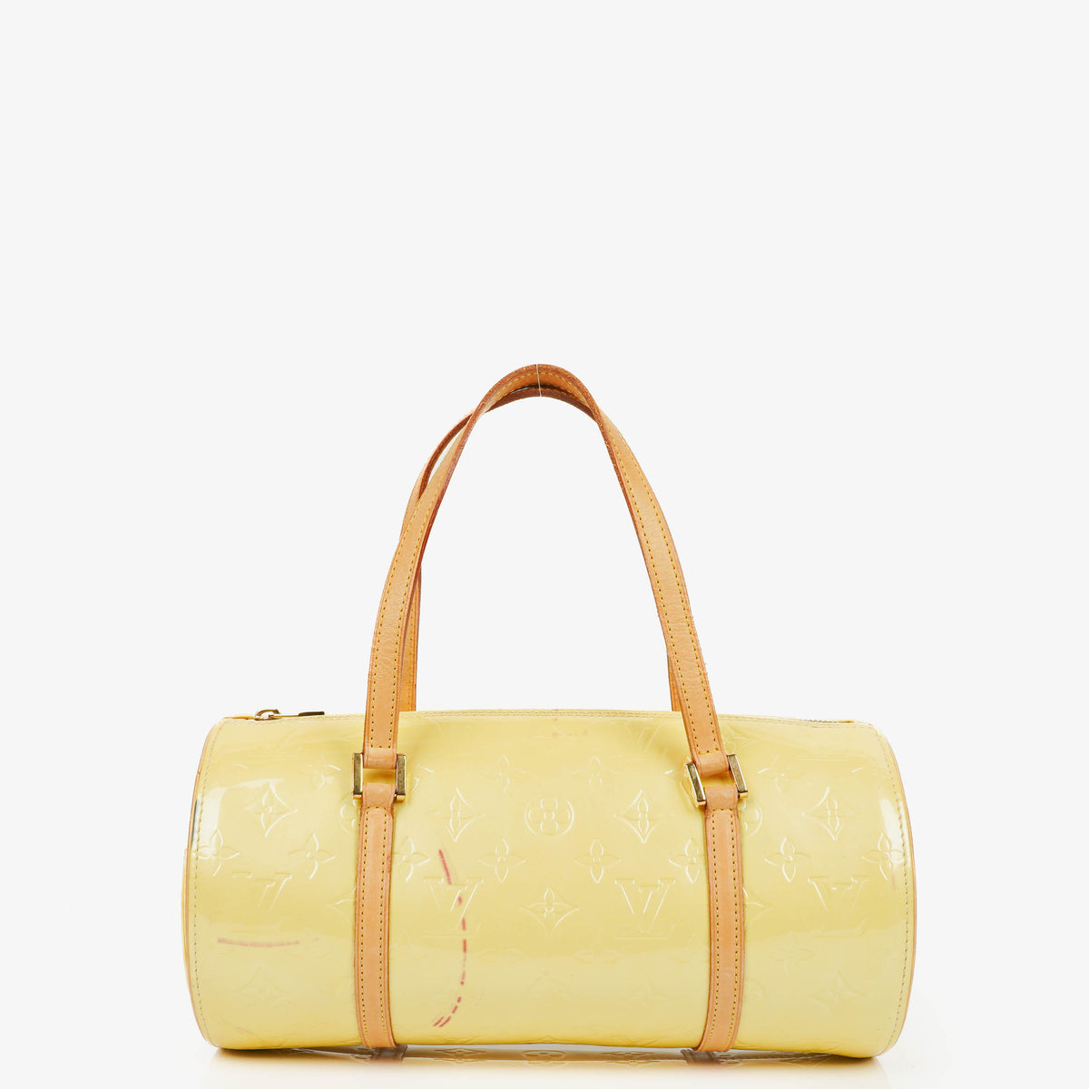 Louis Vuitton Papillon 30 Bedford Perle Monogram Vernis Leather Bag