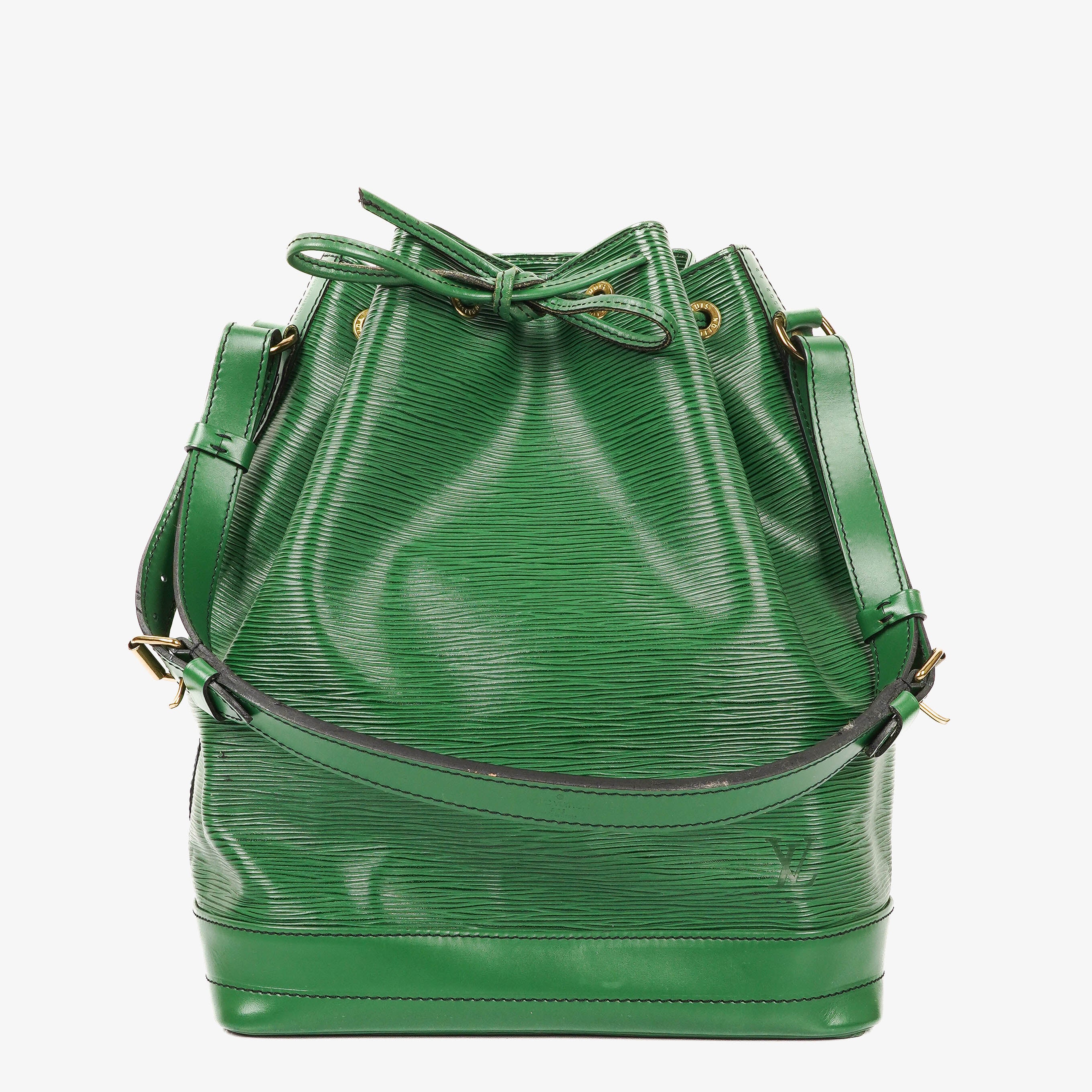 Louis Vuitton Noe Grande GM Green EPI Leather Shoulder Bag