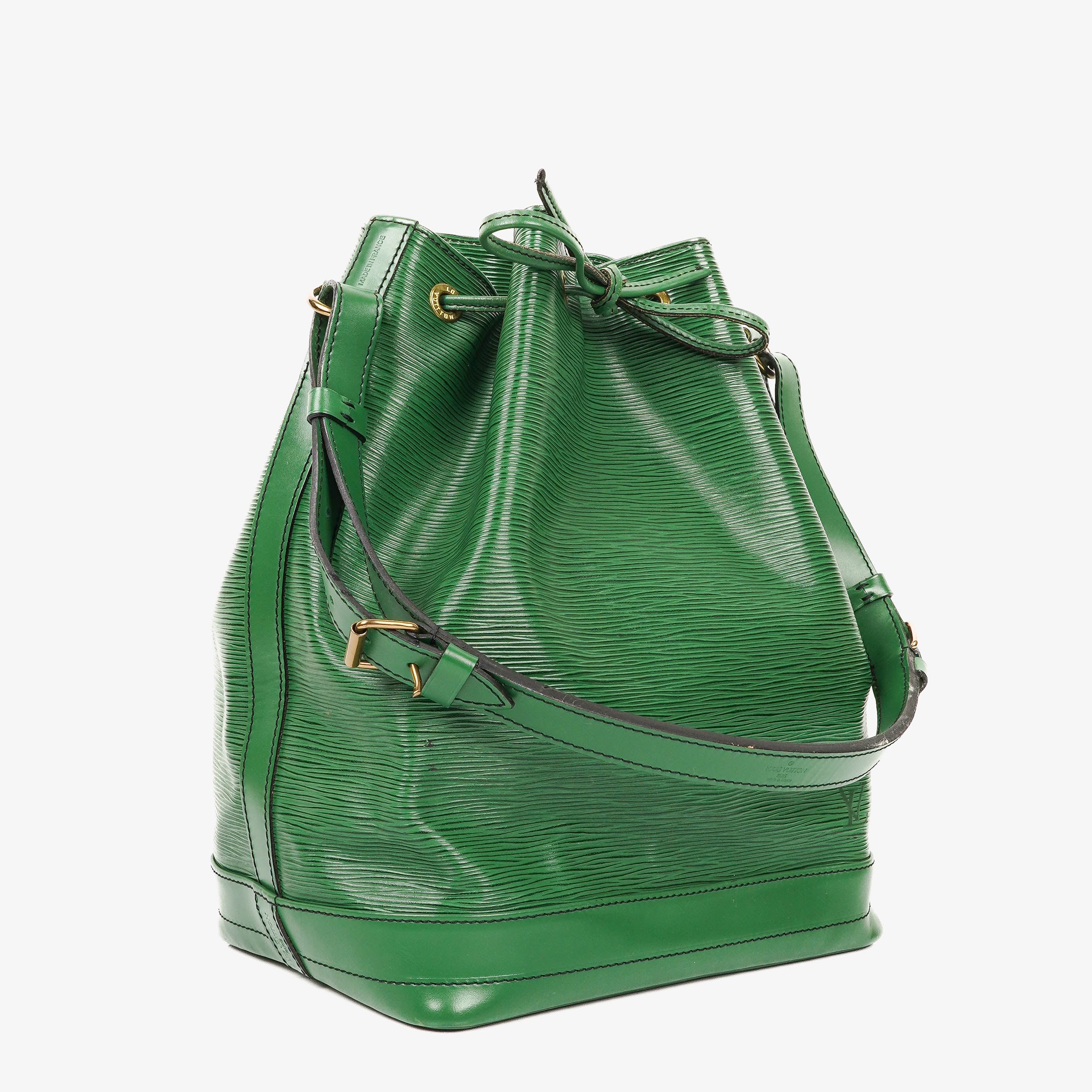 Louis Vuitton Noe Grande GM Green EPI Leather Shoulder Bag