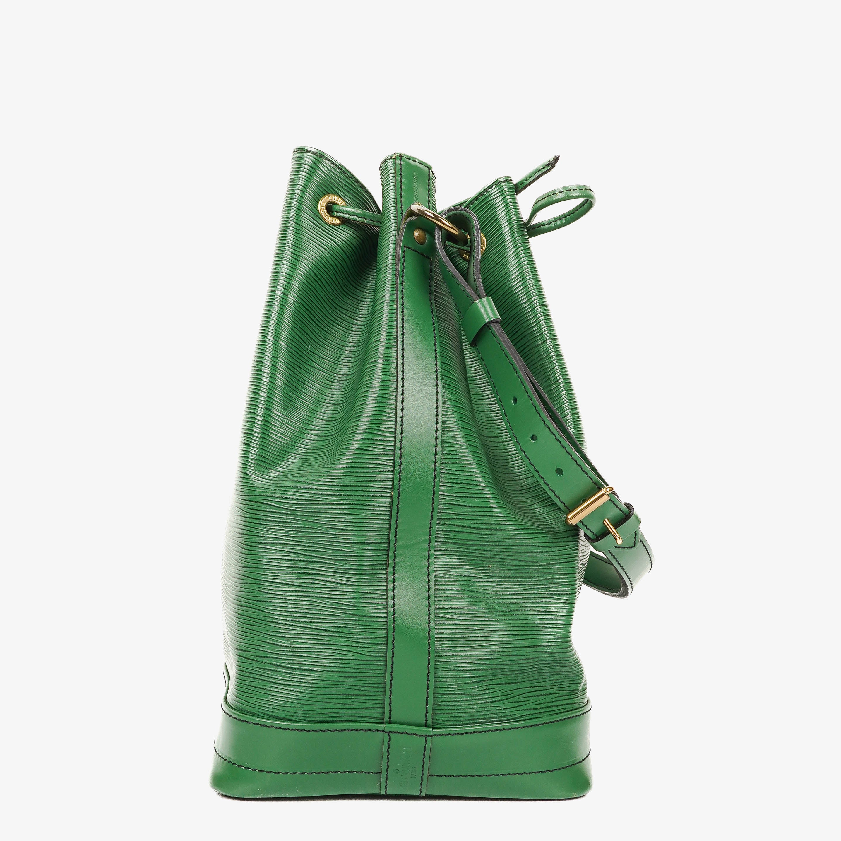 Louis Vuitton Noe Grande GM Green EPI Leather Shoulder Bag