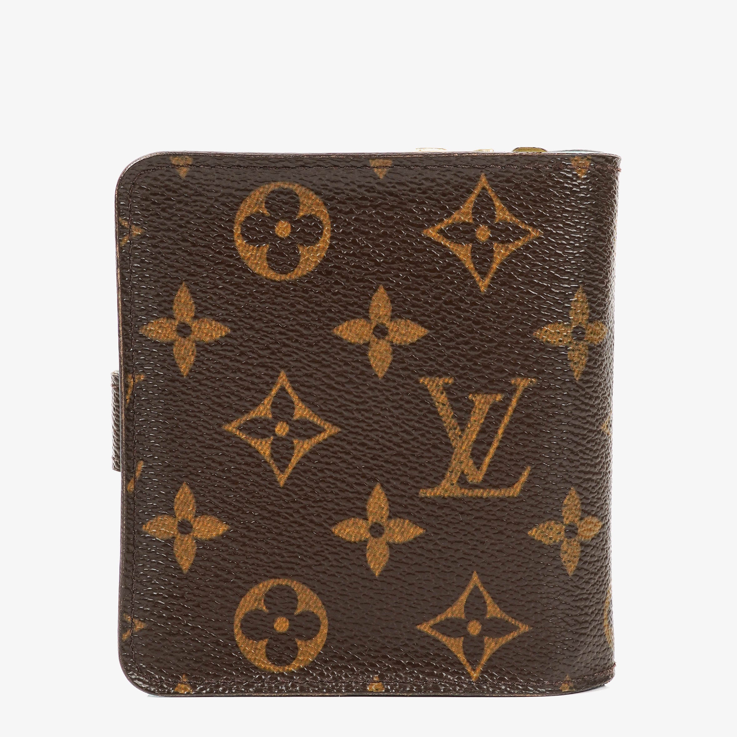 Louis Vuitton Blue Monogram Groom Limited Edition Compact Zippy Wallet