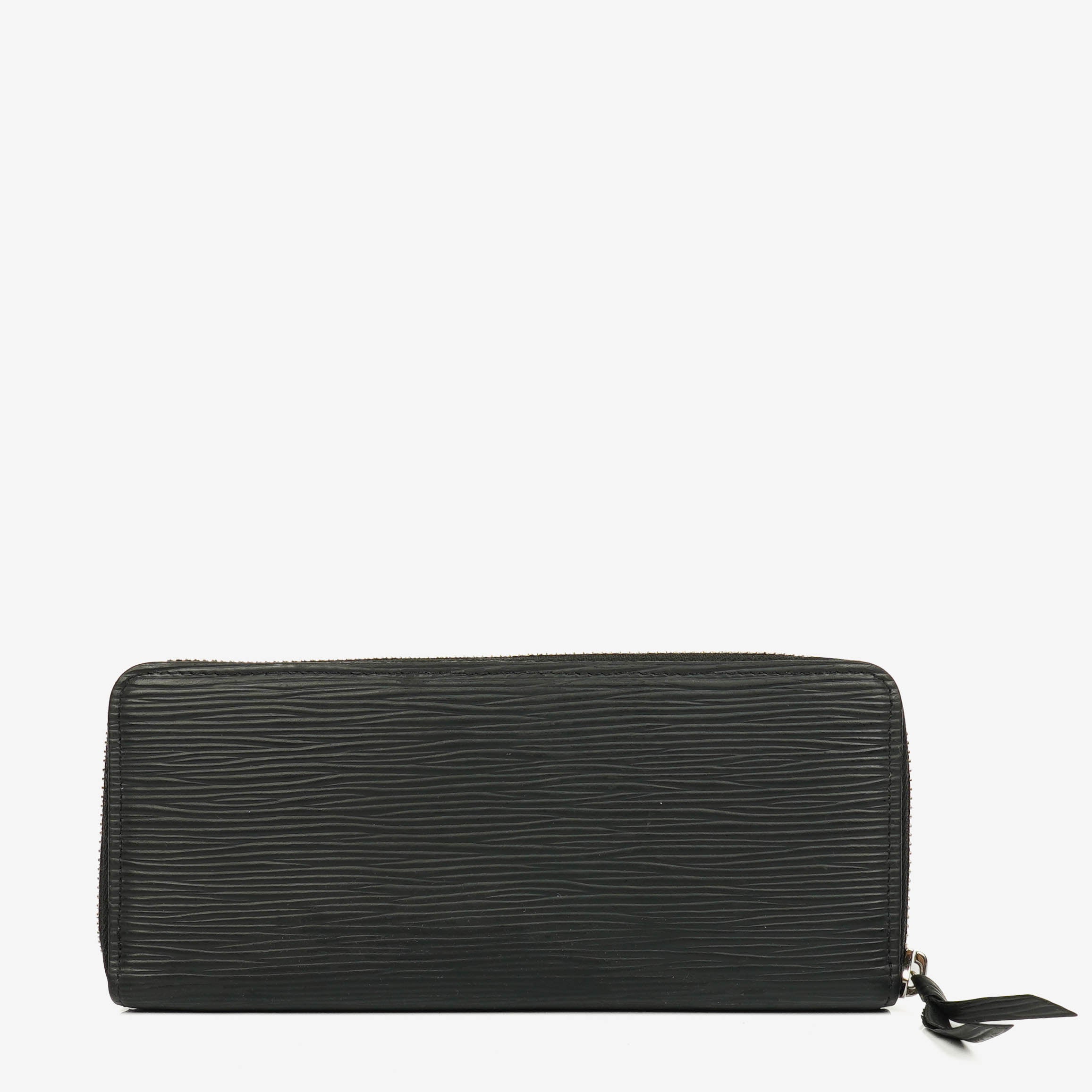 Louis Vuitton Black EPI Leather Clemence Wallet