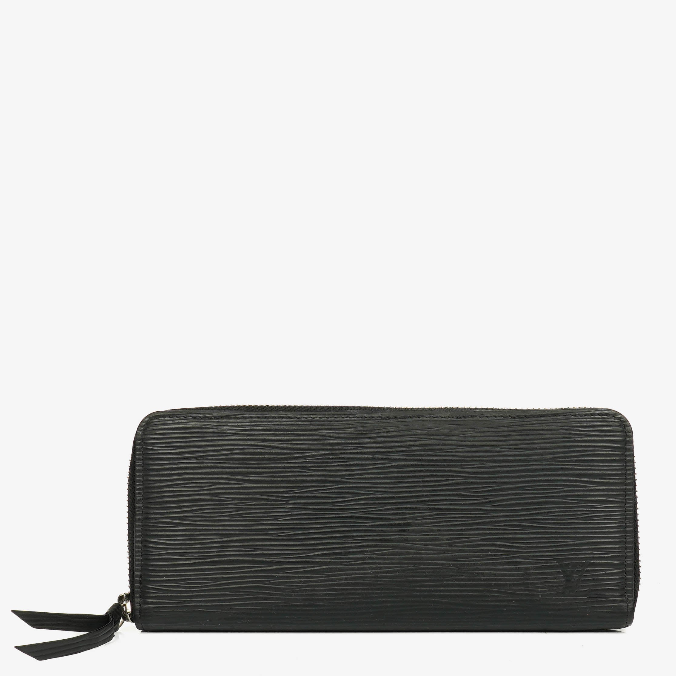 Louis Vuitton Black EPI Leather Clemence Wallet