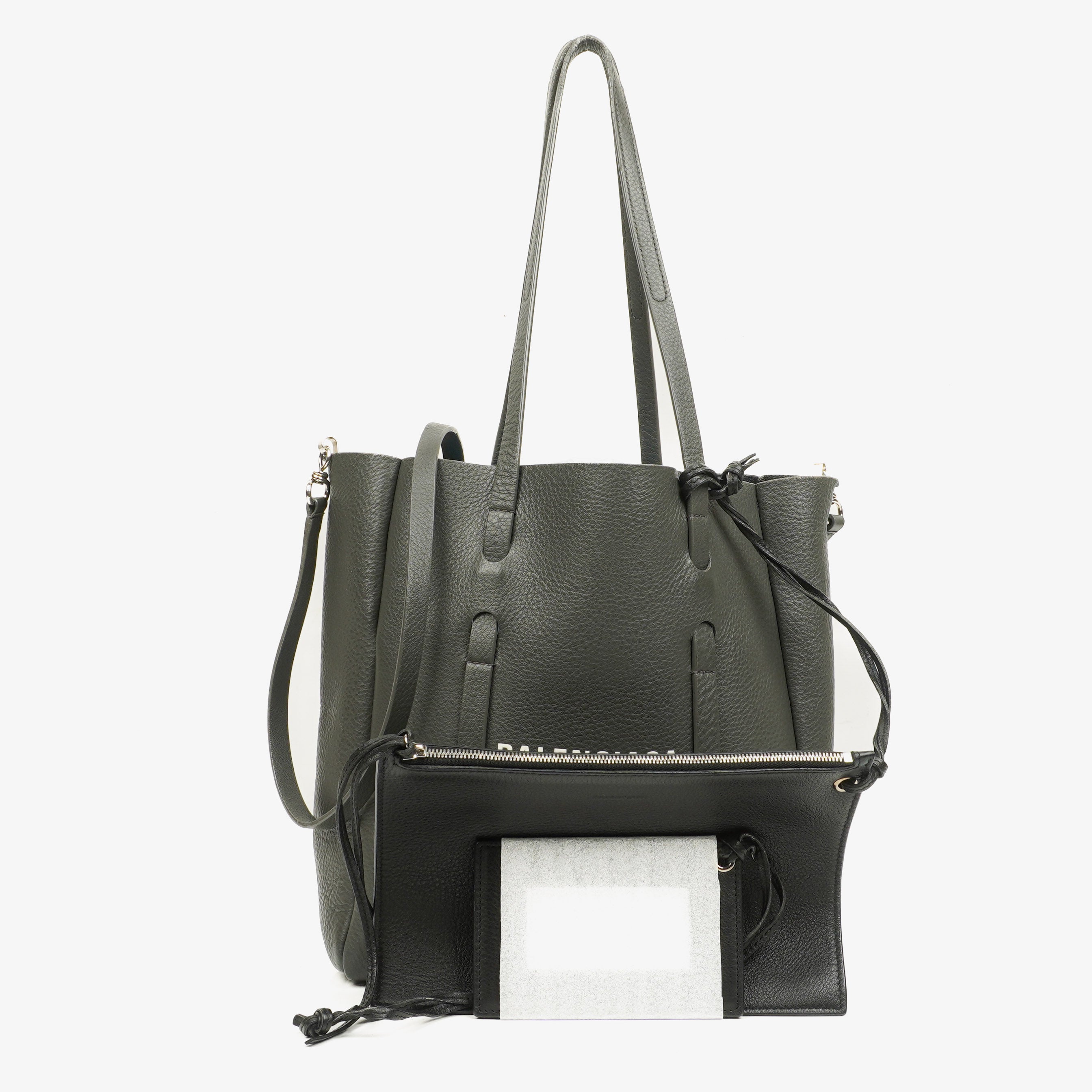 Balenciaga Grey Leather Everyday Tote Bag