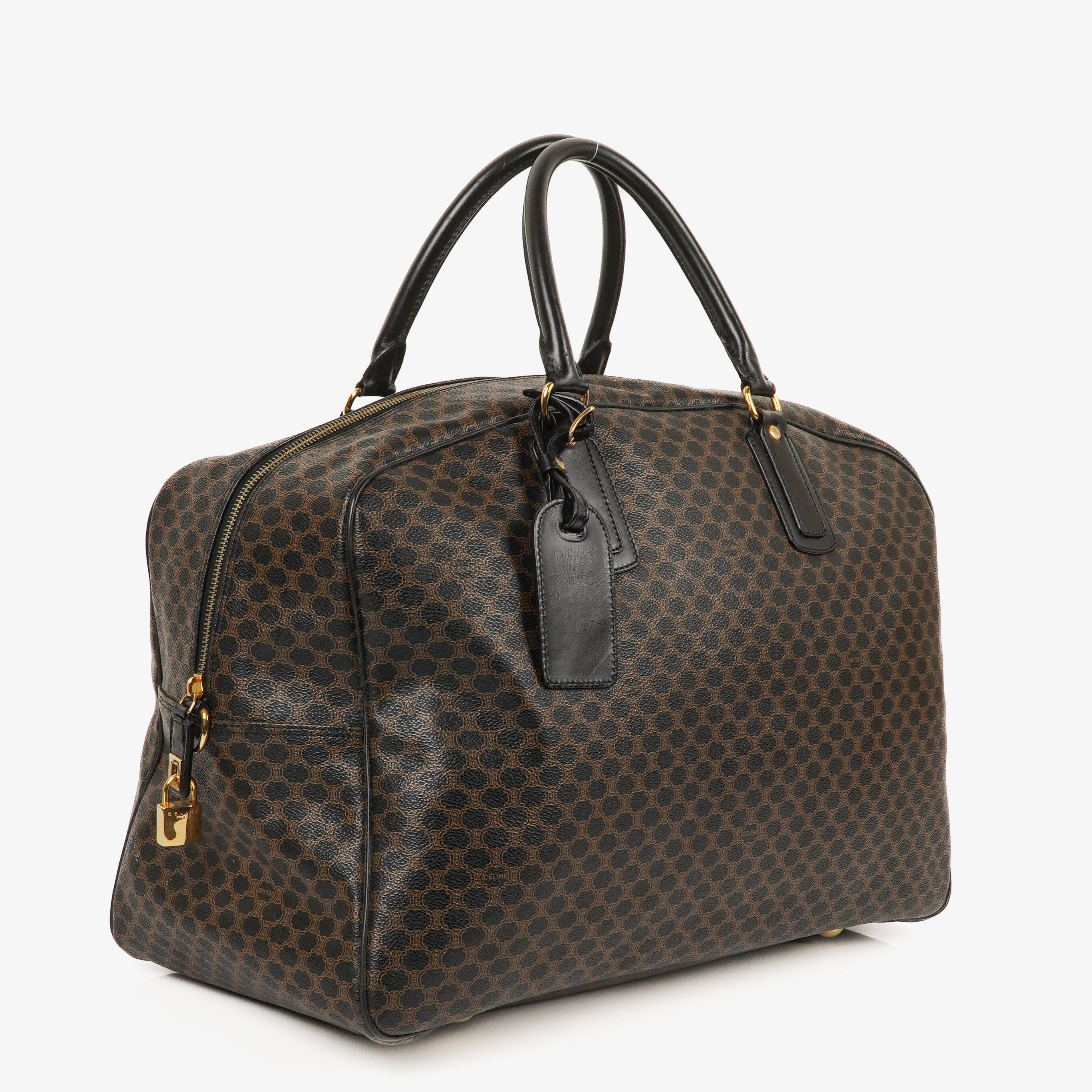 Celine Macadam Black Travel Bag