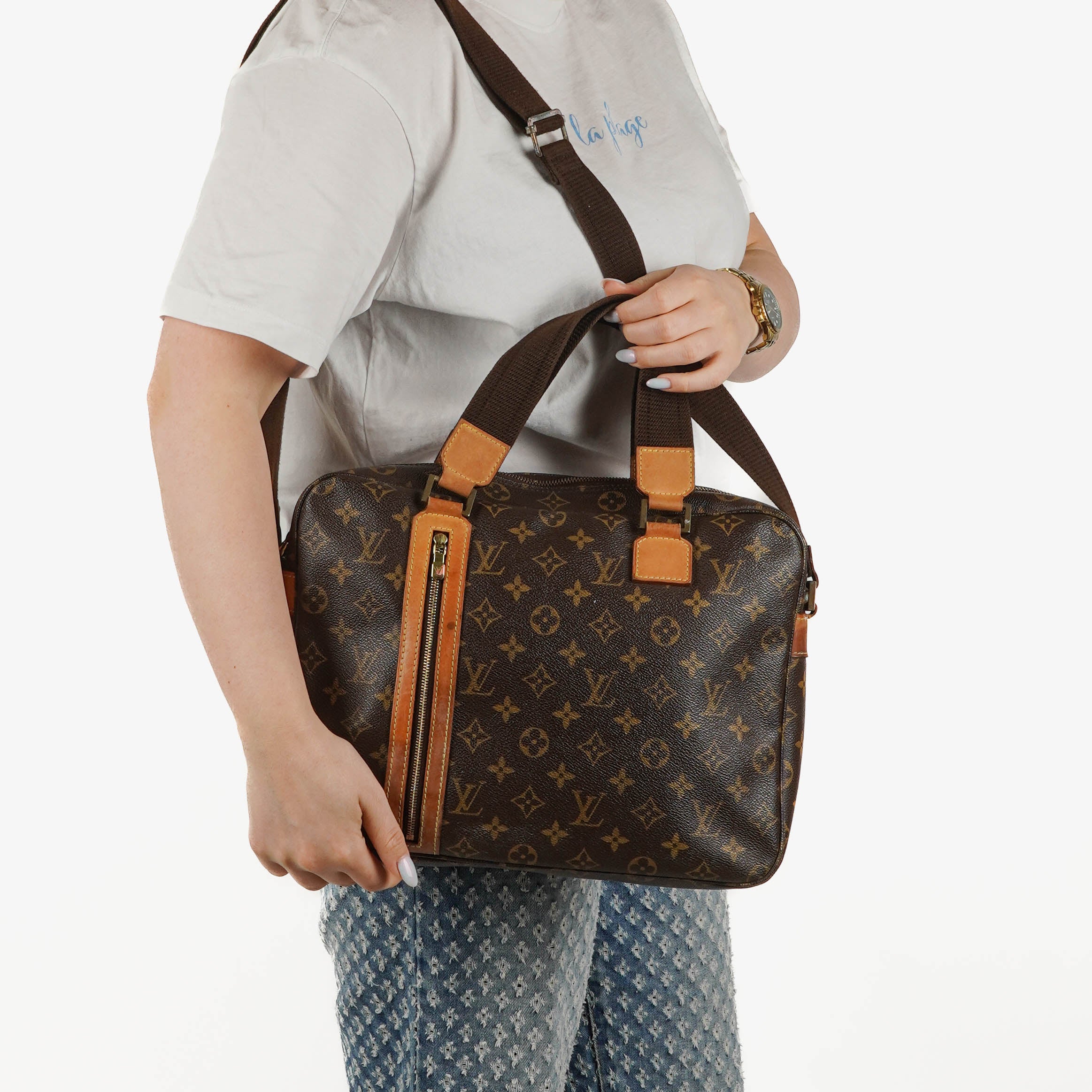 Louis Vuitton Monogramm Sac Bosphore Aktentasche