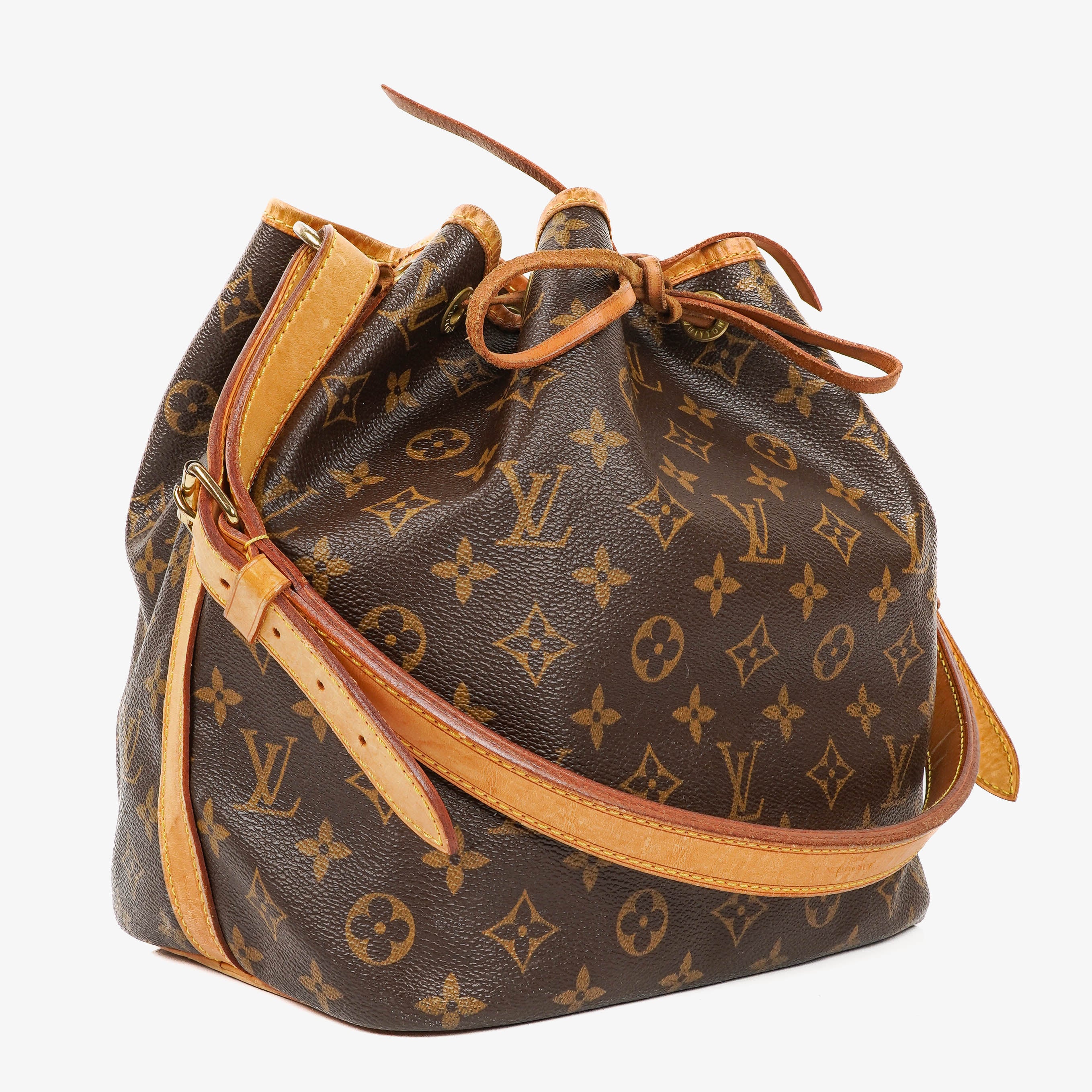 Louis Vuitton Petit Noe Monogram Canvas Shoulder Bag