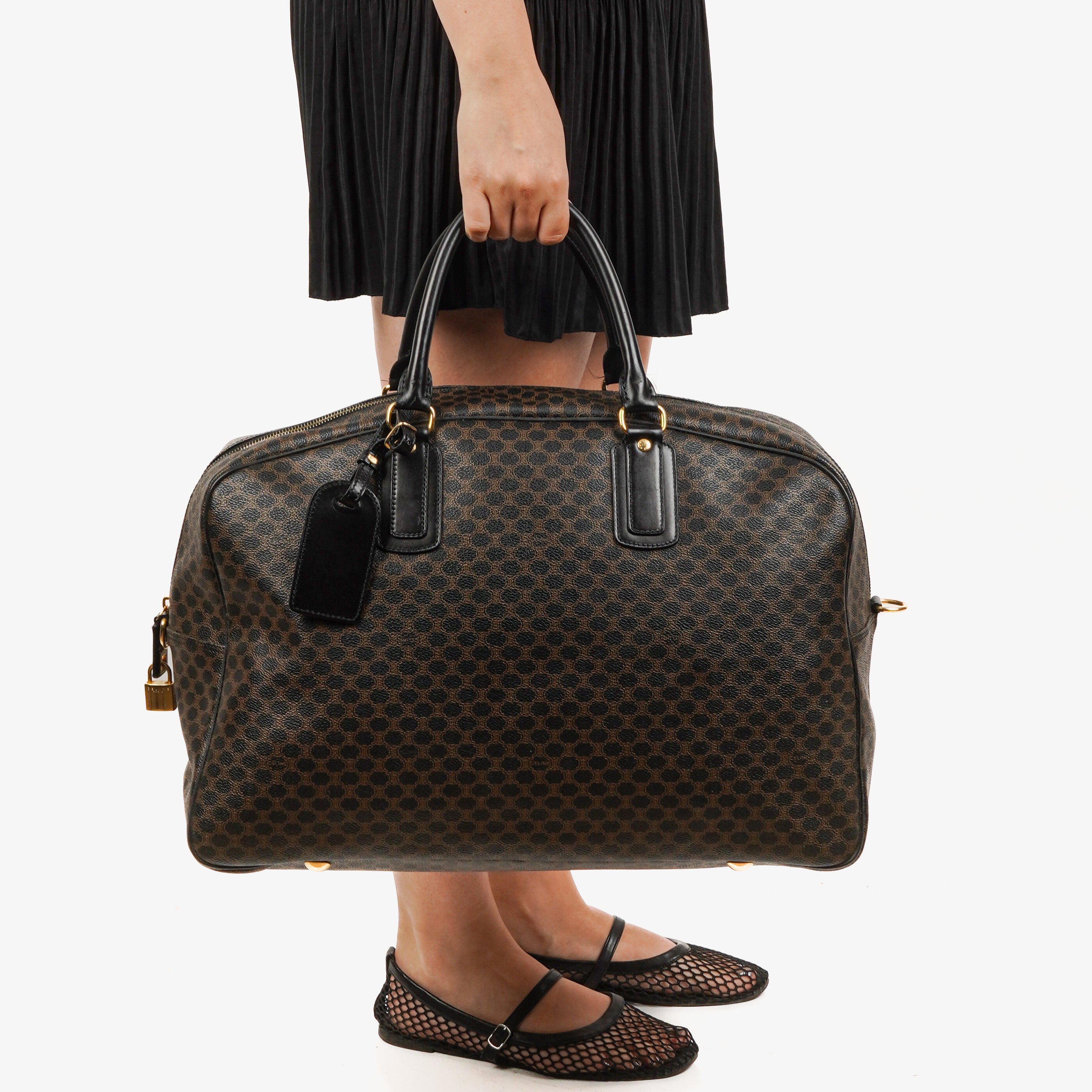 Celine Macadam Black Travel Bag