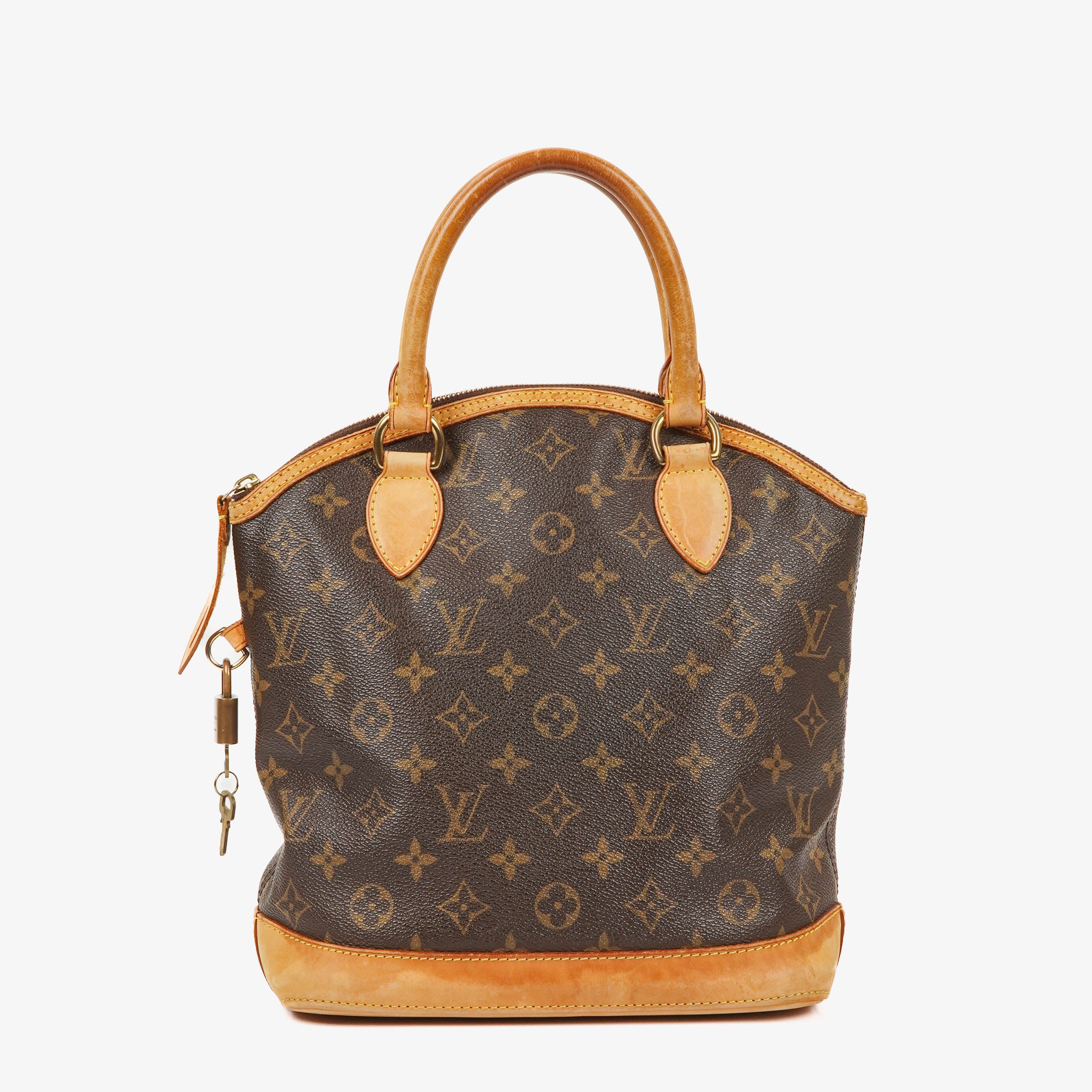 Louis Vuitton Lockit Vertical PM Monogram Canvas Handbag