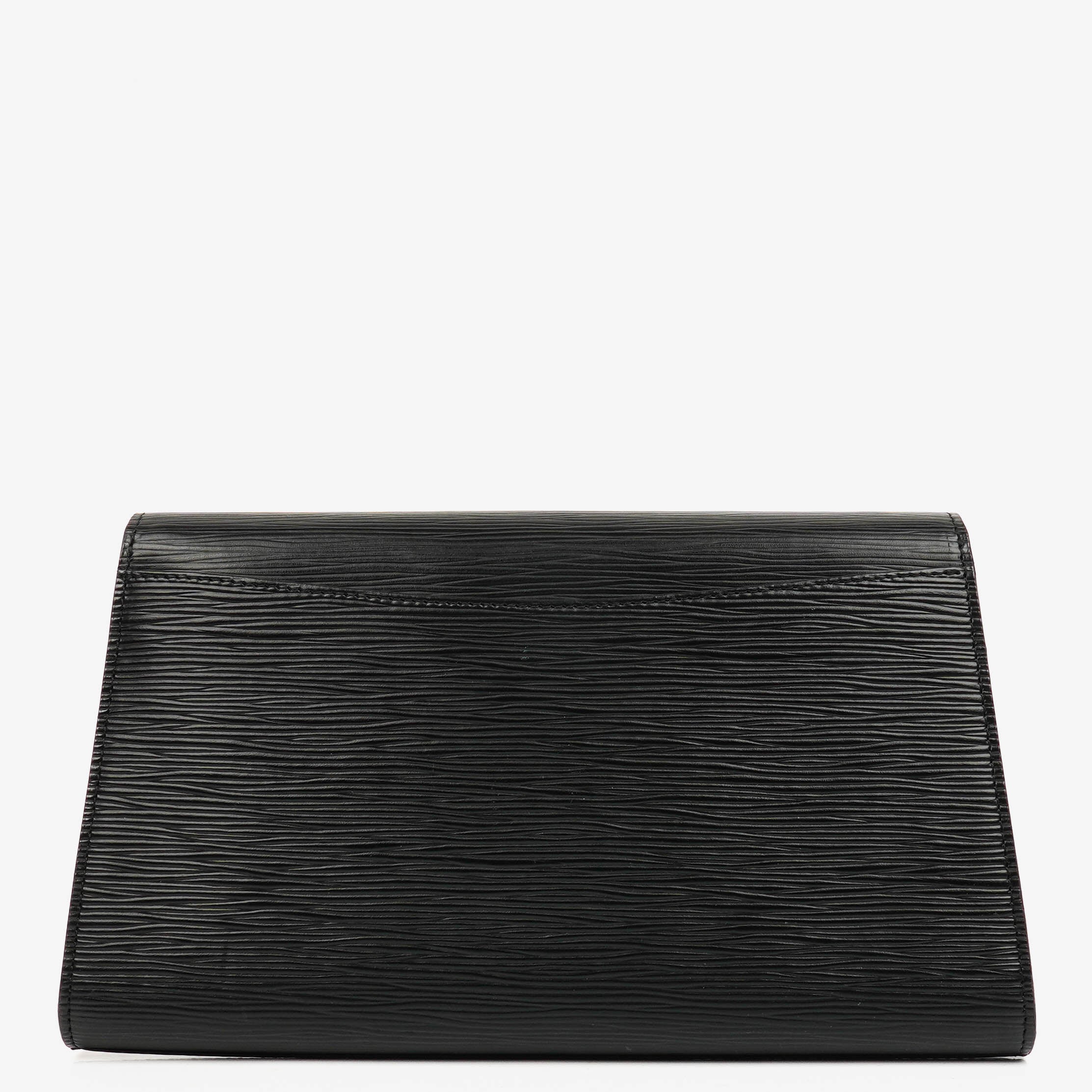 Louis Vuitton Arts-Deco Black EPI Leather Clutch Bag