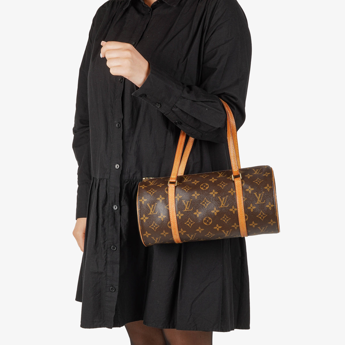 Louis Vuitton Papillon 30 Vintage Monogram Canvas Handbag
