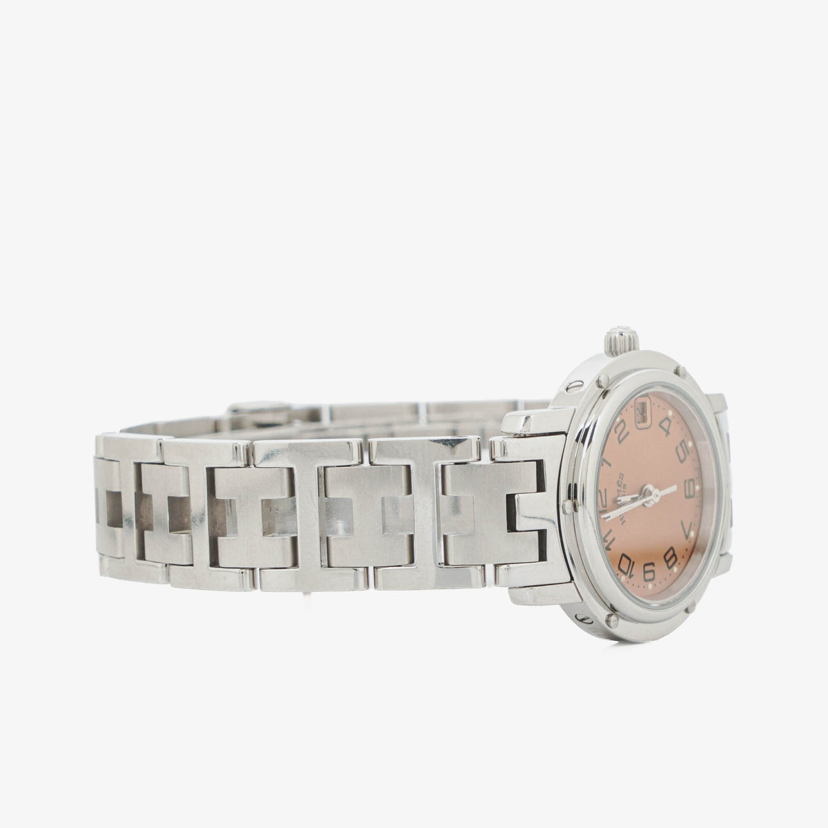 Hermes Clipper Quartz Watch Stainless Steel CL4. 210
