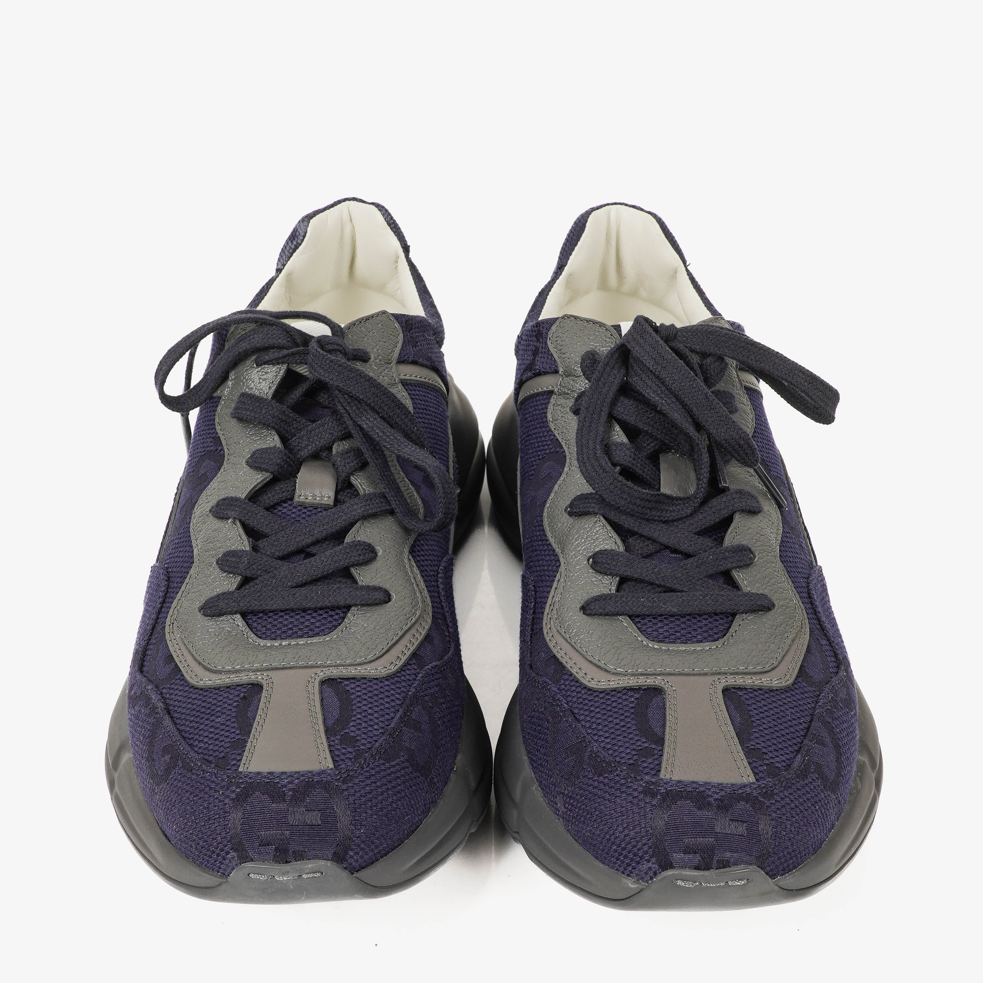 Gucci Rhyton Blue GG Supreme Sneakers