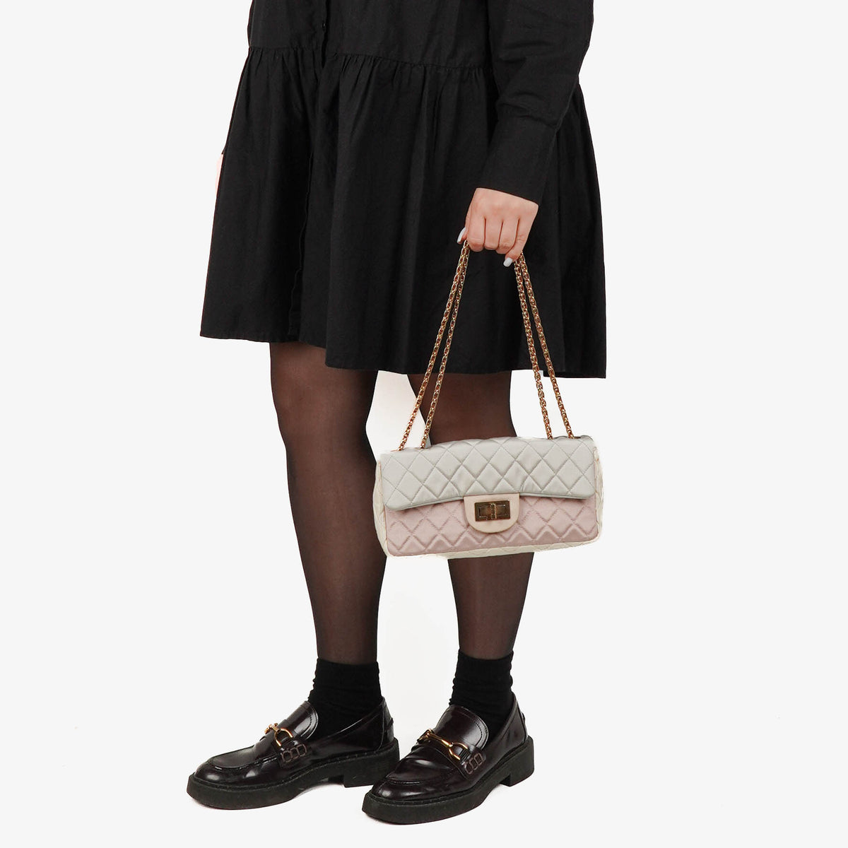 Chanel Multicolour Reissue 2.55 Chocolate Bar Mademoiselle Flap Bag