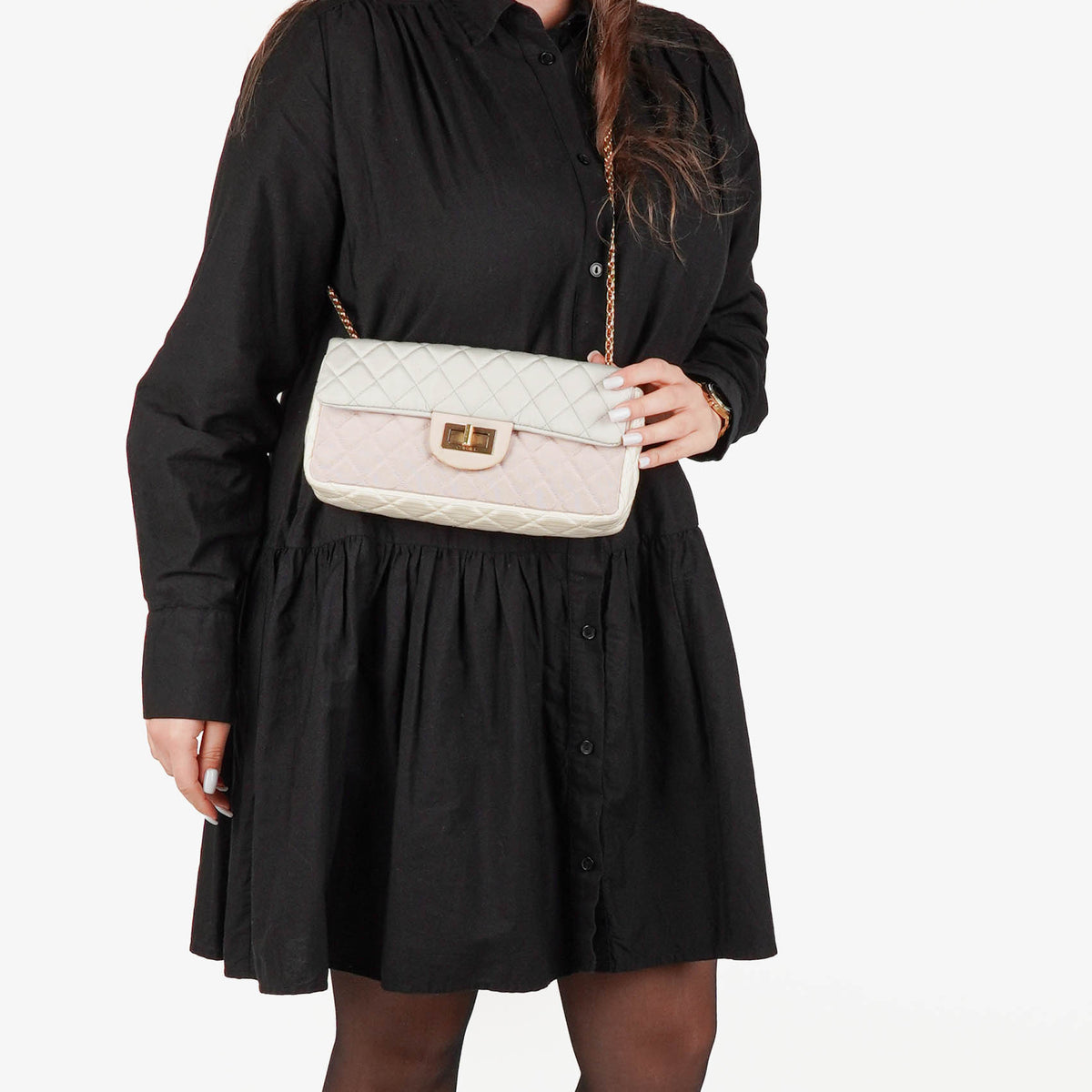 Chanel Multicolour Reissue 2.55 Chocolate Bar Mademoiselle Flap Bag