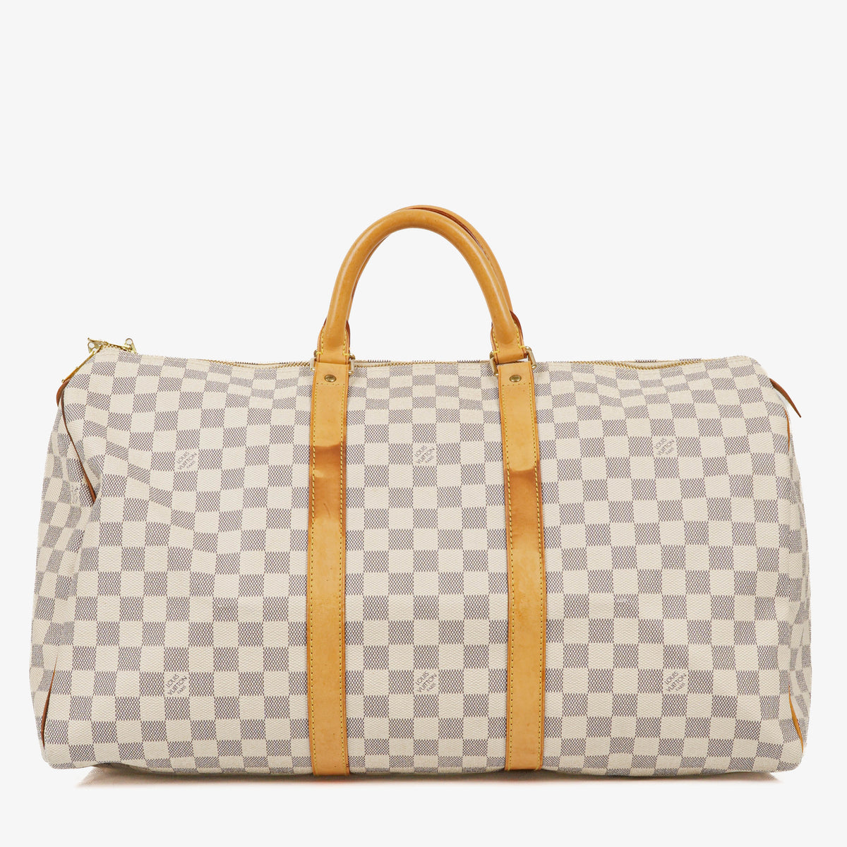Louis Vuitton Keepall 50 Damier Azur Canvas Travel Bag