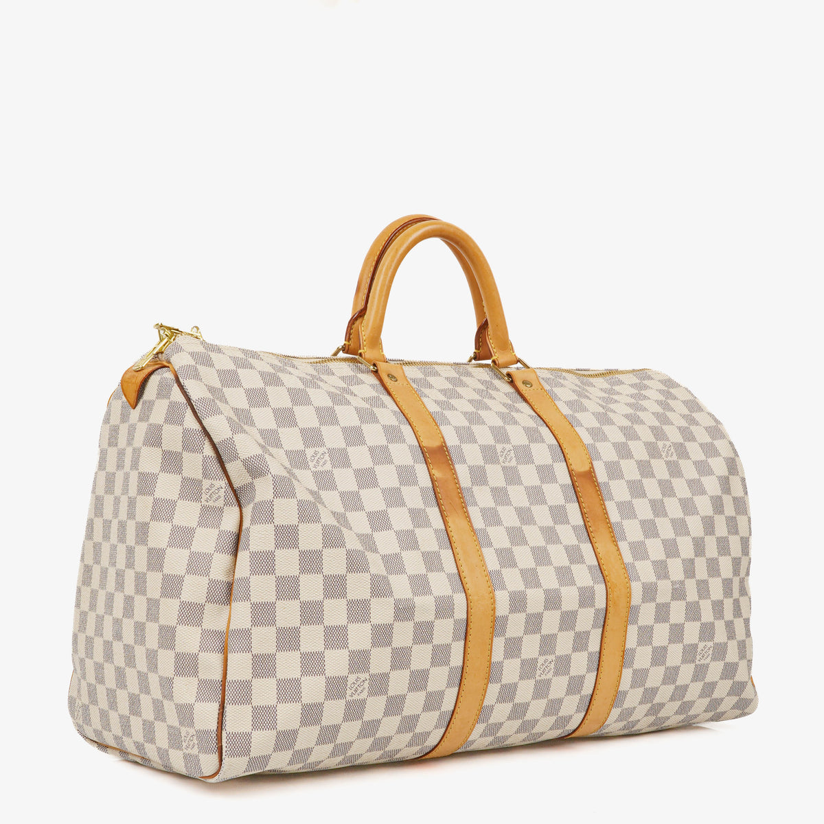 Louis Vuitton Keepall 50 Damier Azur Canvas Travel Bag