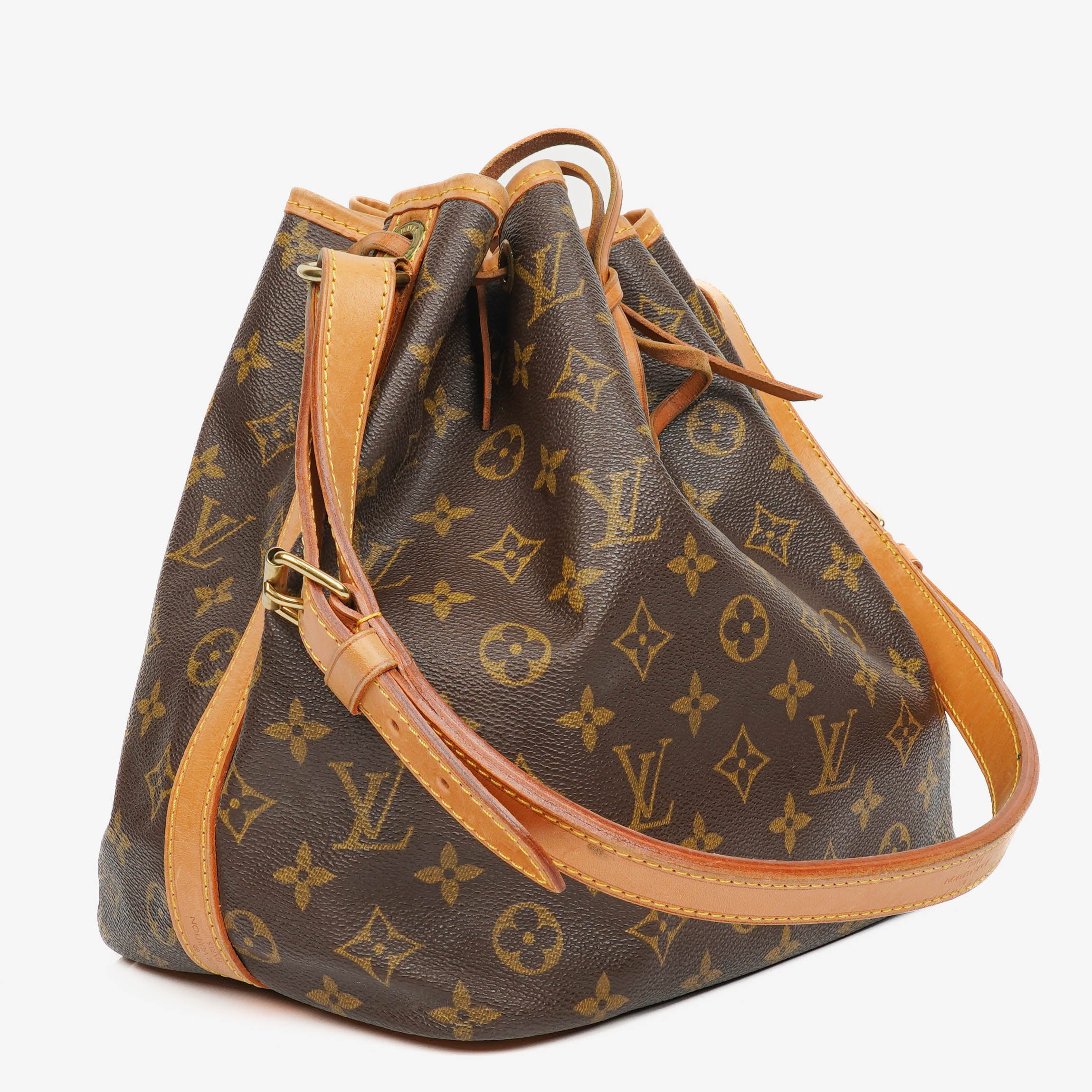 Louis Vuitton Petit Noe Monogram Canvas Shoulder Bag
