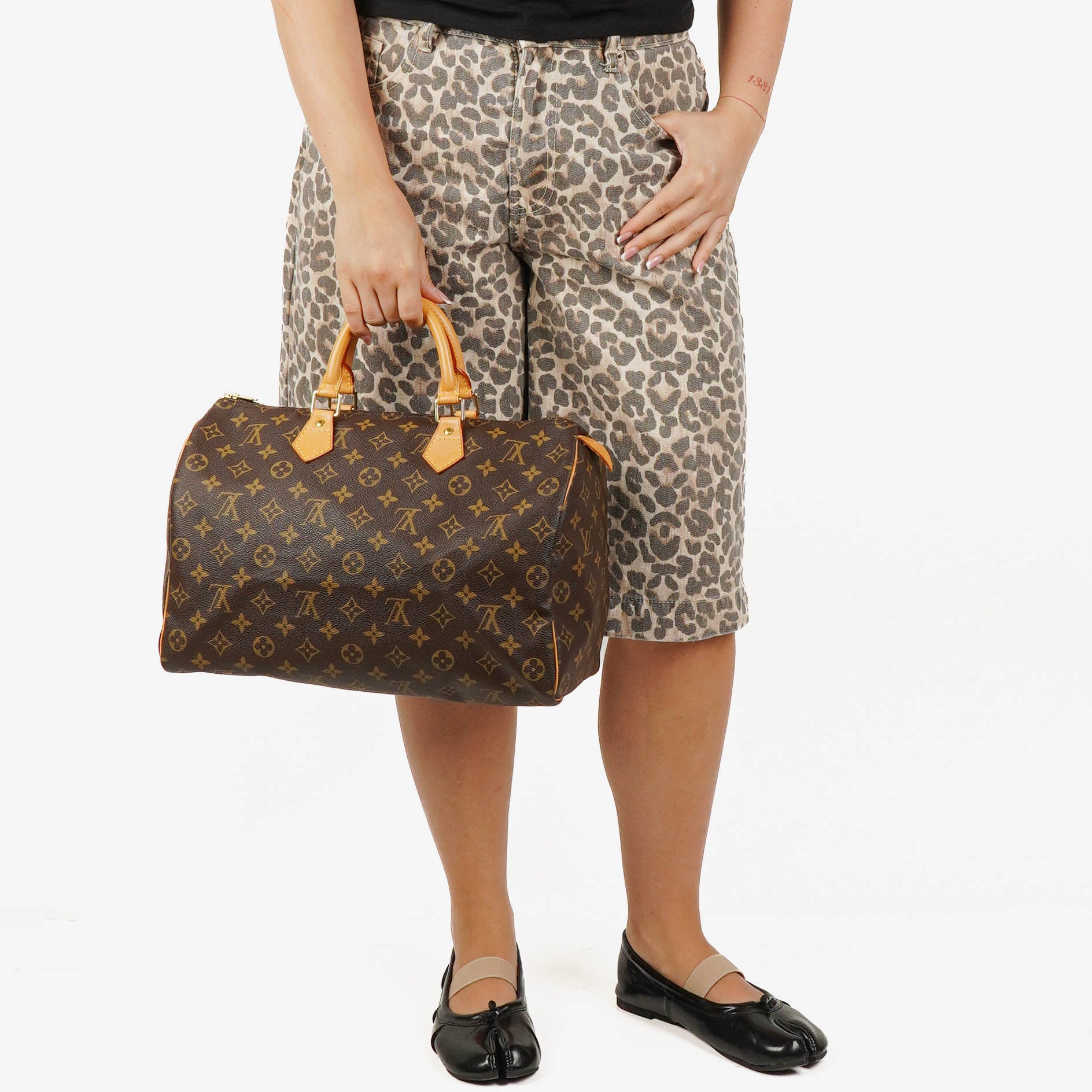 Louis Vuitton Speedy 35 Monogram Canvas Handbag