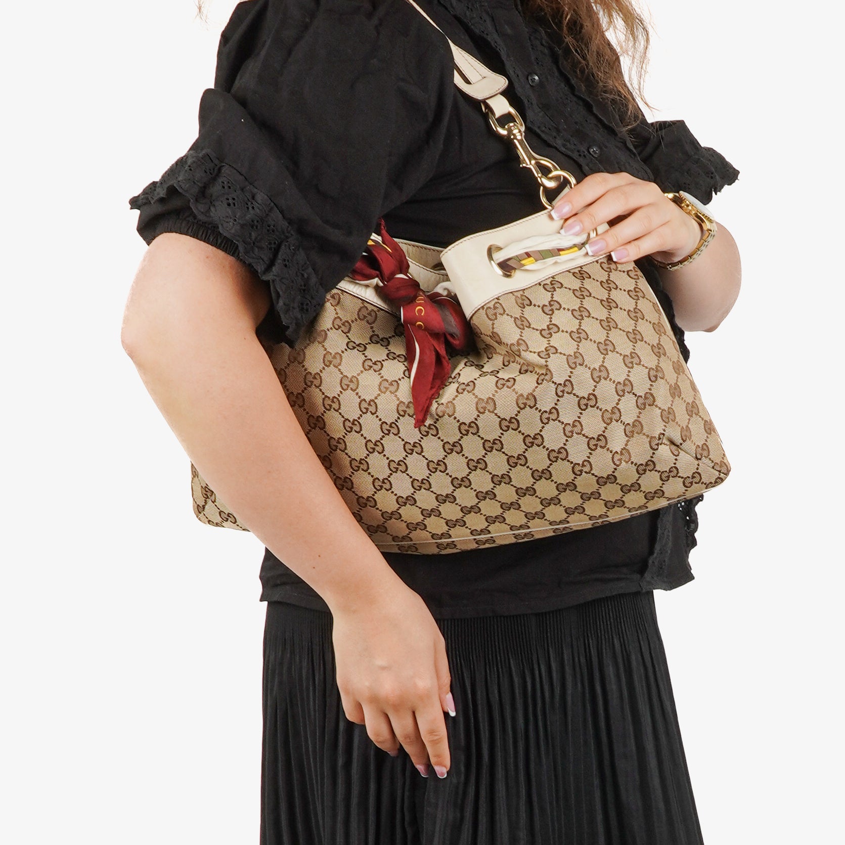 Gucci Positano Hobo Shoulder Bag