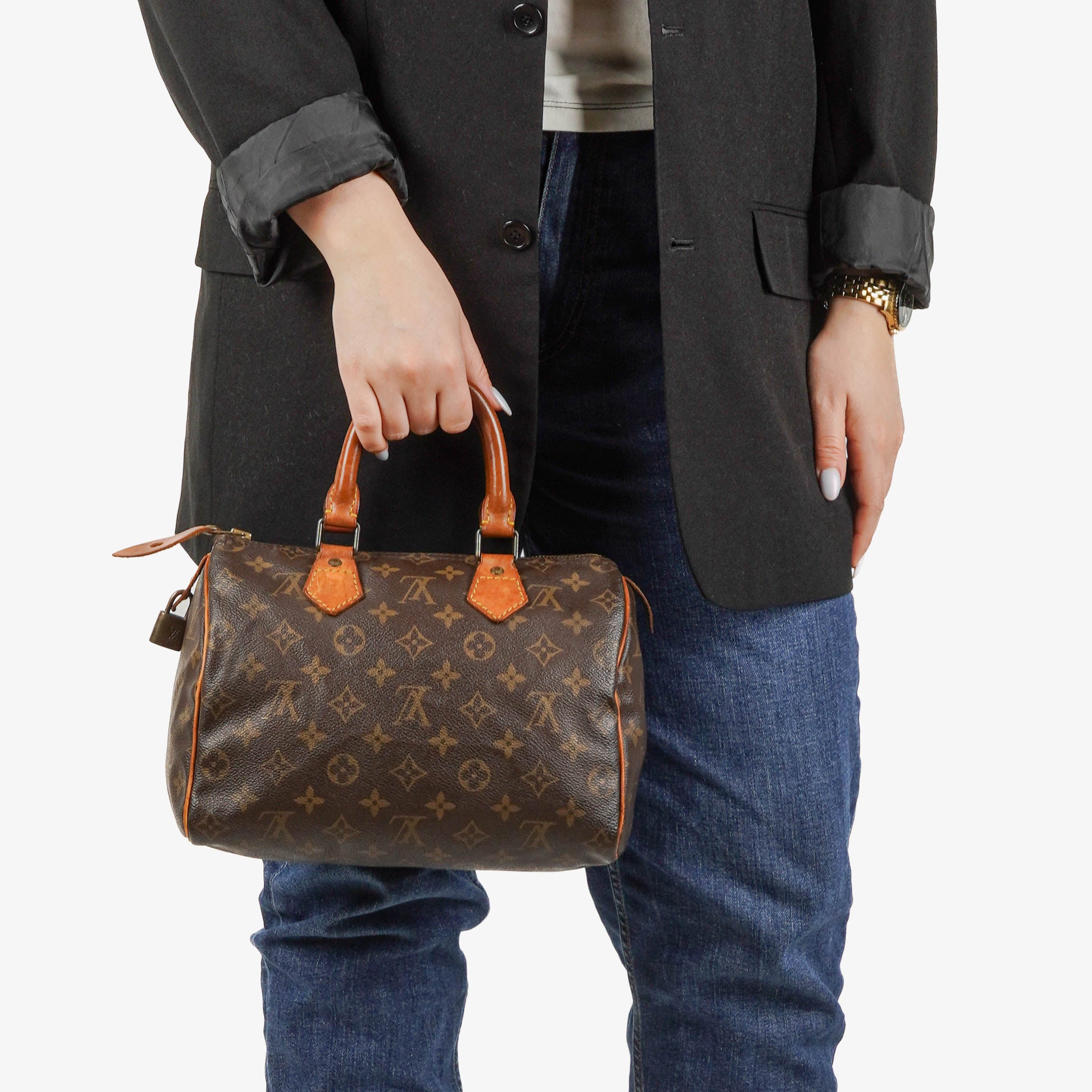 Borsa Louis Vuitton Speedy 25 in Tela Monogram