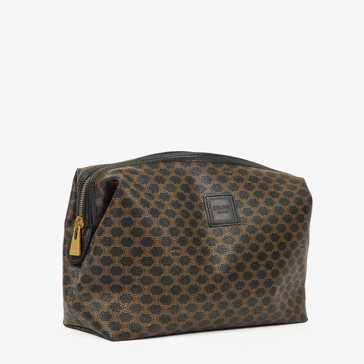 Celine Macadam Coated Canvas Cosmetic Pouch