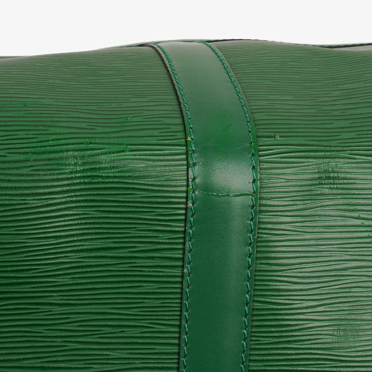 Louis Vuitton Keepall 50 Green EPI Leather Travel Bag