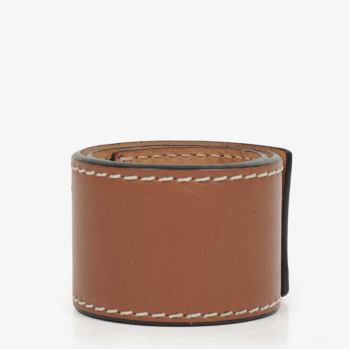 Loewe Brown Calfskin Small Slap Bracelet