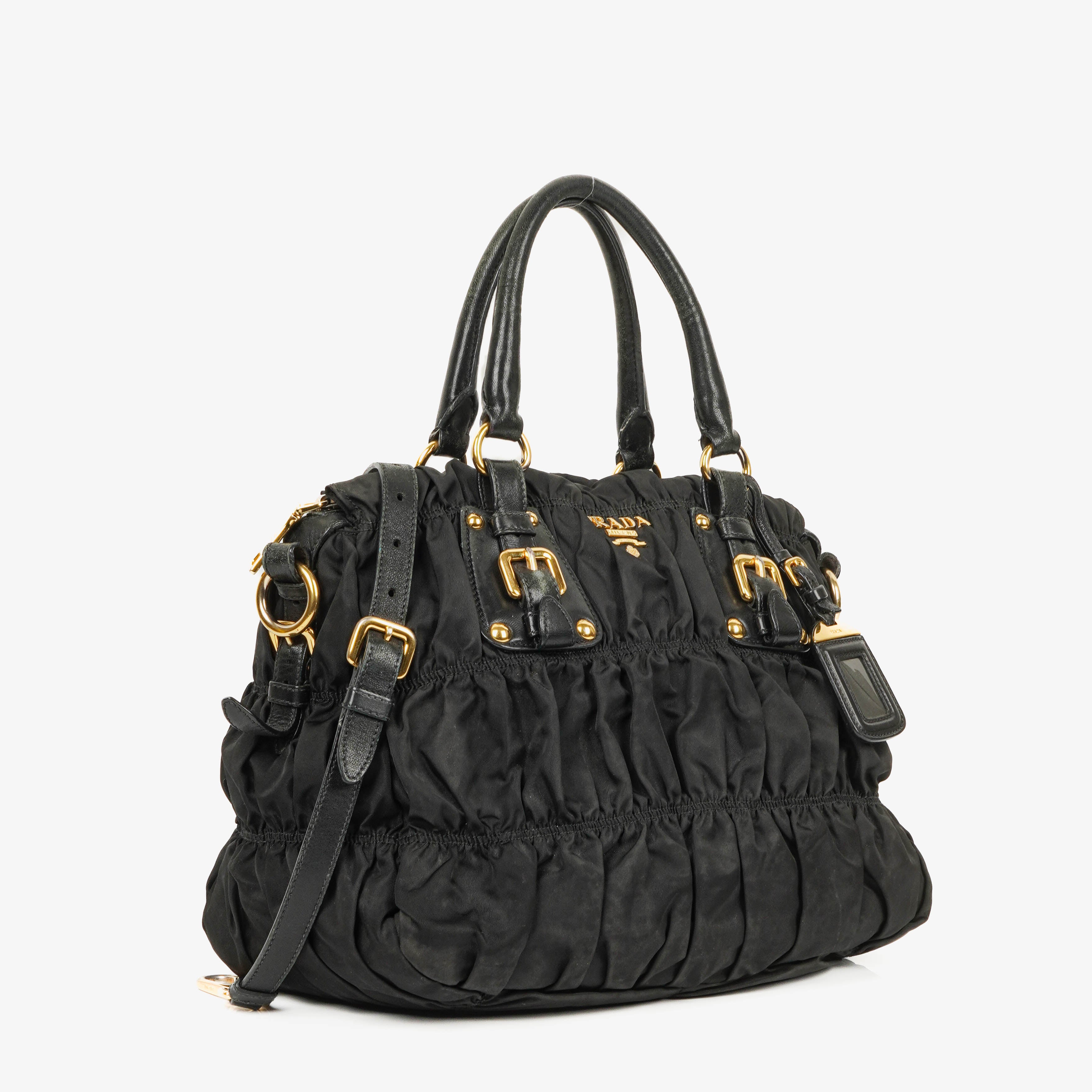 Prada Tessuto Gaufre Nero Bag