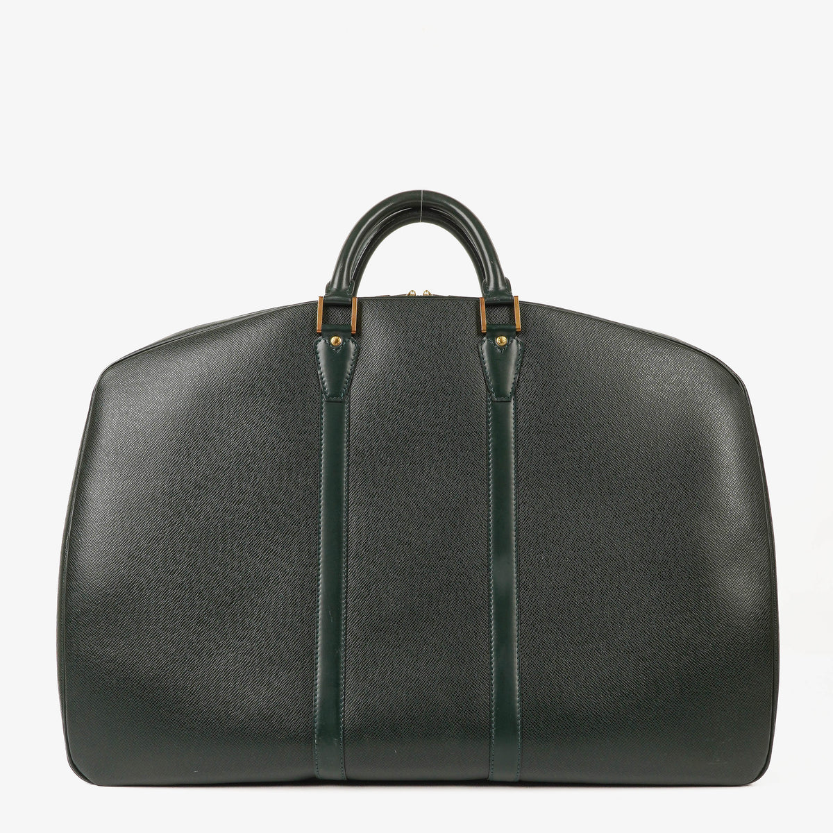 Louis Vuitton Dark Green Epicea Taiga Leather Helanga 1 Poche Travel Bag
